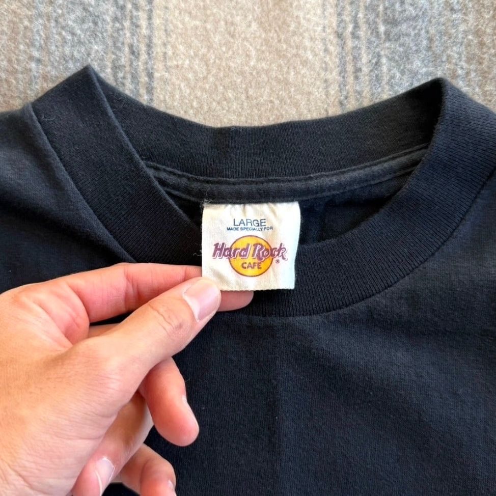 Hard Rock Cafe VINTAGE Hard Rock Cafe Dallas Texas T-Shirt L Men Short Sleeve Solid Black 90s 1990s USA Size US L / EU 52-54 / 3 - 3 Thumbnail