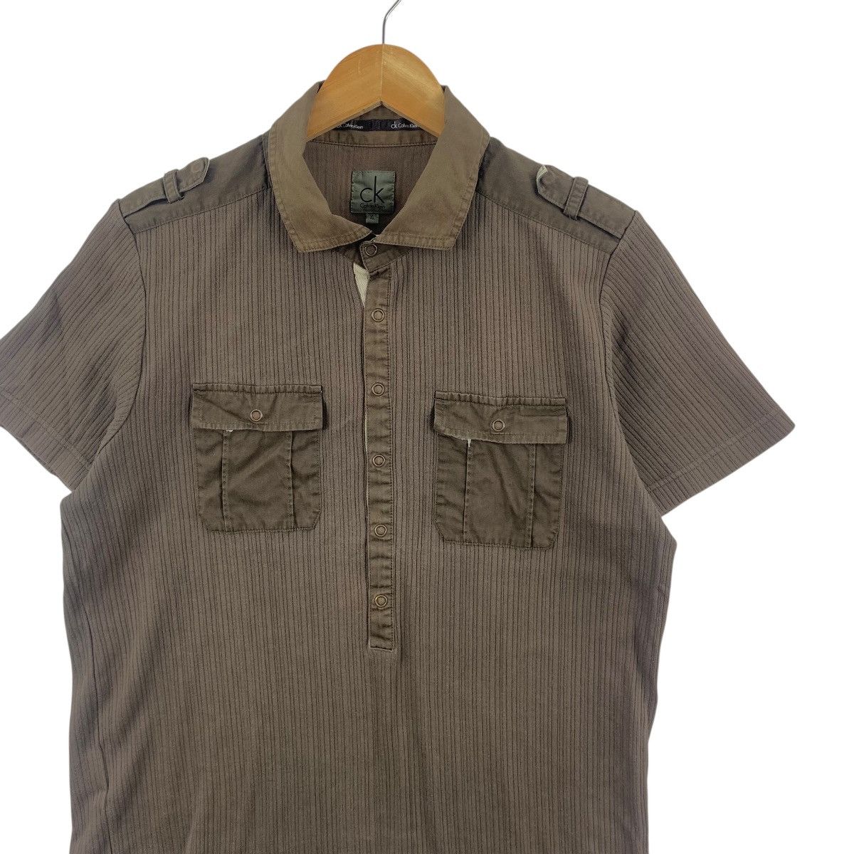 Calvin Klein Vintage CALVIN KLEIN CK New York Polo Tee Shirt Top Size XL / US 12-14 / IT 48-50 - 5 Thumbnail