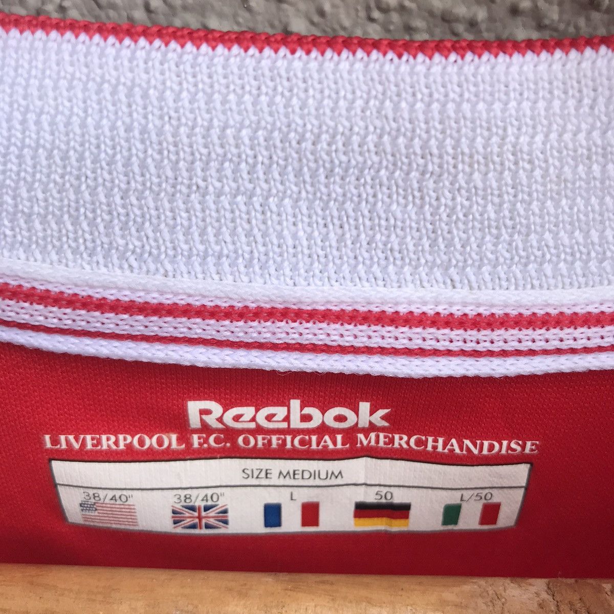 Vintage Vintage rare LIVERPOOL home reebok jersey Gerrard Size US L / EU 52-54 / 3 - 5 Thumbnail