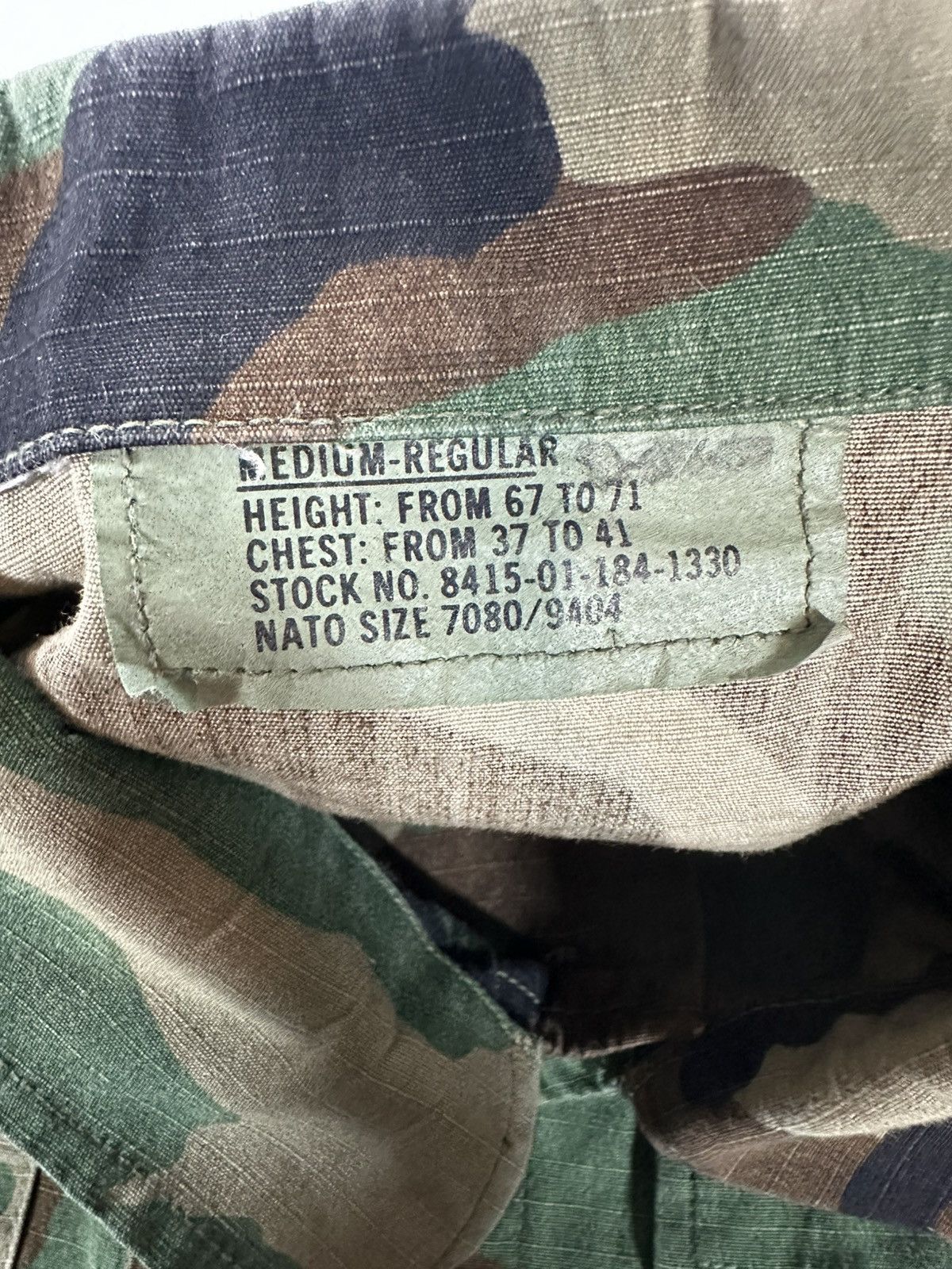 Other Vintage U.S. Military Woodland Camo Ripstop Field Jacket Size US M / EU 48-50 / 2 - 7 Thumbnail