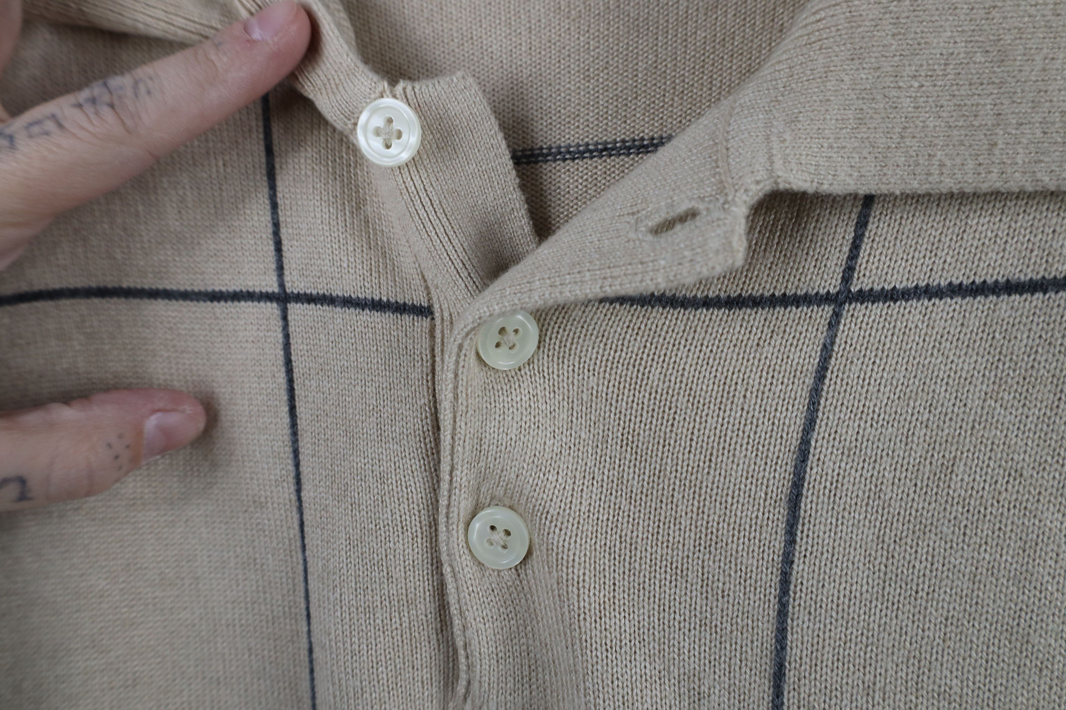 Vintage Vintage 90s Streetwear Cashmere Blend Knit Collared Sweater Size US M / EU 48-50 / 2 - 4 Thumbnail