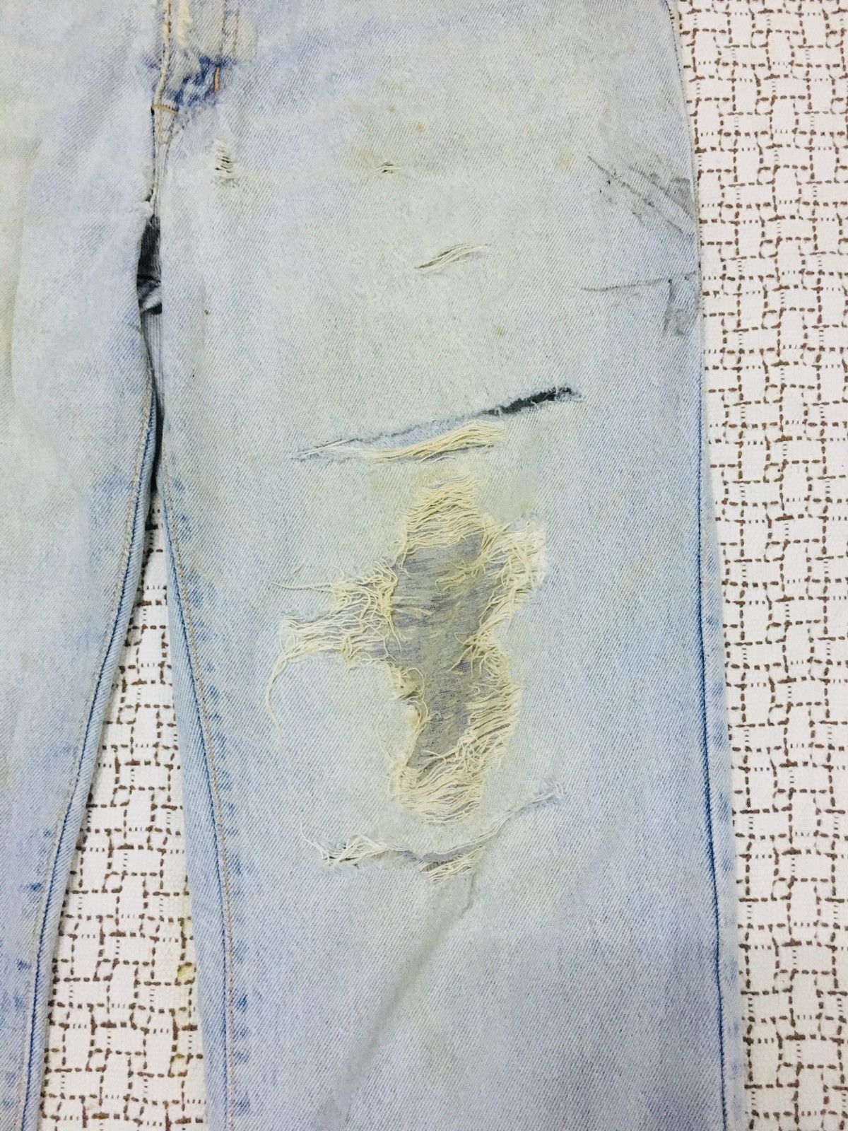 Edwin Edwin Distressed Jeans (17) Size US 32 / EU 48 - 5 Thumbnail