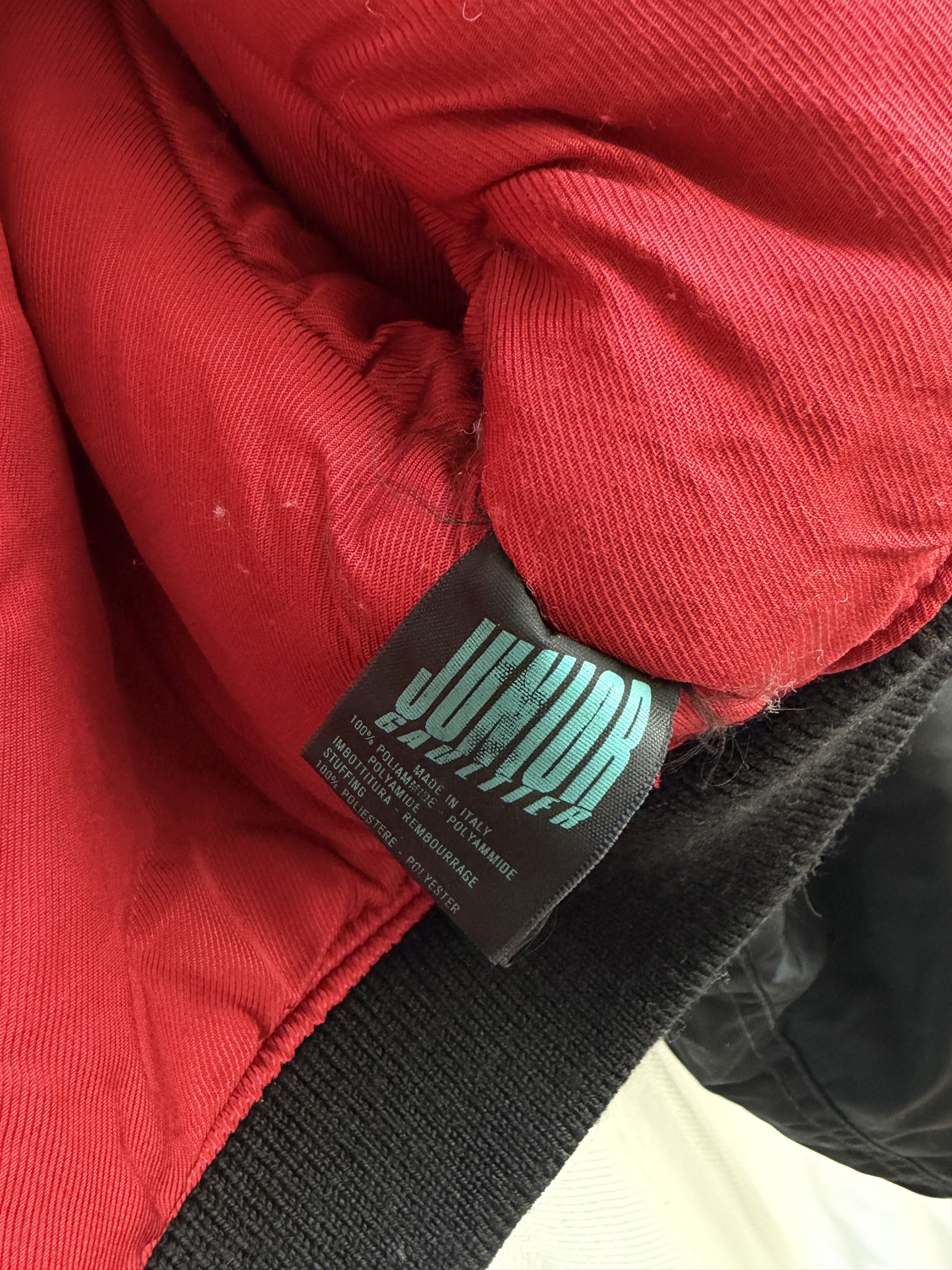 Jean Paul Gaultier AW88 Junior Cropped MA-1 Bomber Jacket Size XS / US 0-2 / IT 36-38 - 8 Thumbnail