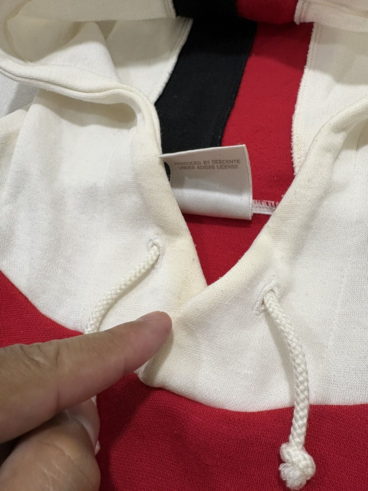 Adidas 🔥Rare Vintage 90s Adidas Descente Spellout Hoodie Big Logo Size US M / EU 48-50 / 2 - 16 Thumbnail