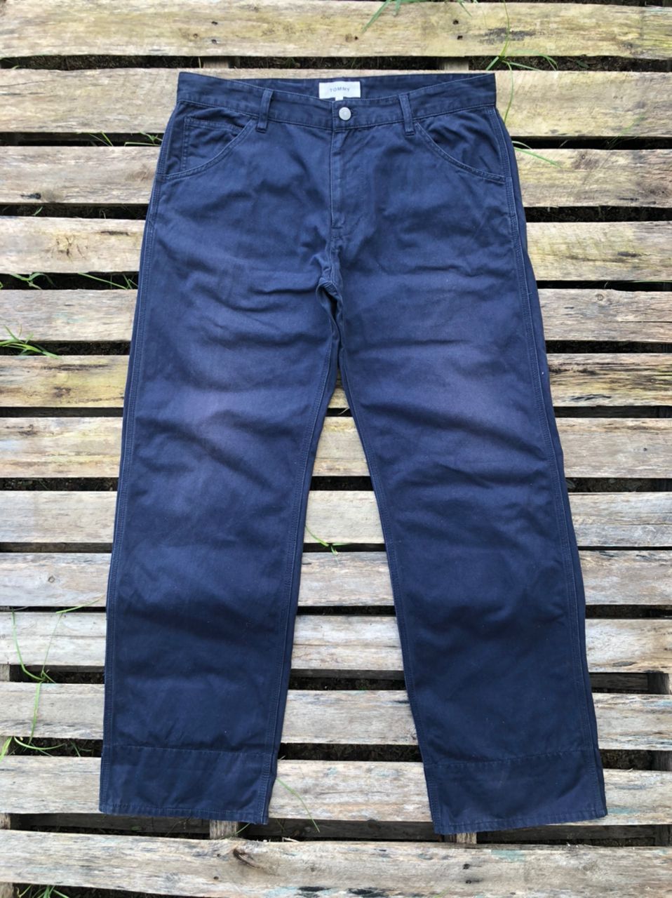 Tommy Hilfiger × Tommy Jeans × Vintage Vintage Tommy Hilfiger Jeans SpellOut Pants Size US 34 / EU 50 - 2 Thumbnail