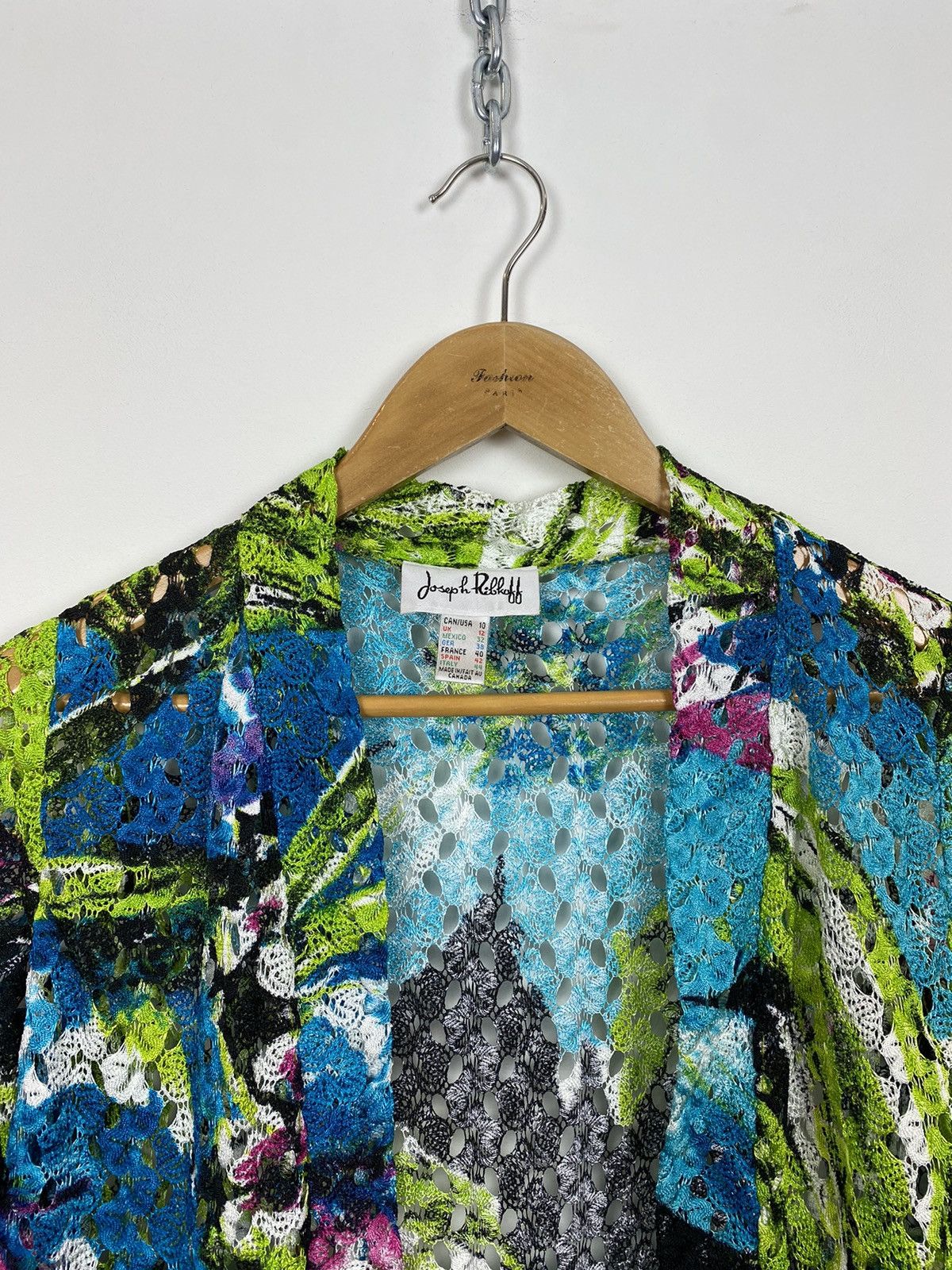 Joseph Ribkoff Vintage Joseph Ribkoff Women’s Cardigan Jacket Size UK12 Size M / US 6-8 / IT 42-44 - 2 Thumbnail
