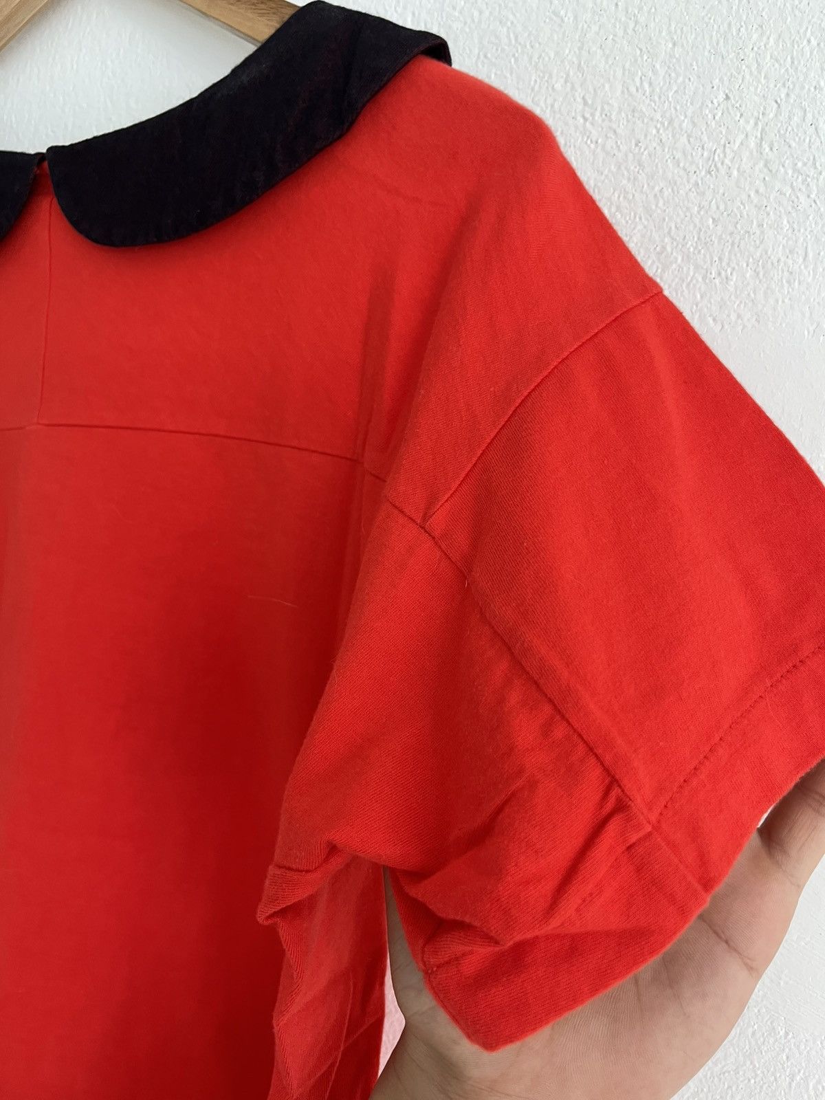 Comme des Garcons × Japanese Brand × Tricot Comme des Garcons TRICOT COMME DES GARCON PEETERPAN COLLAR SHIRTS Size M / US 6-8 / IT 42-44 - 3 Thumbnail