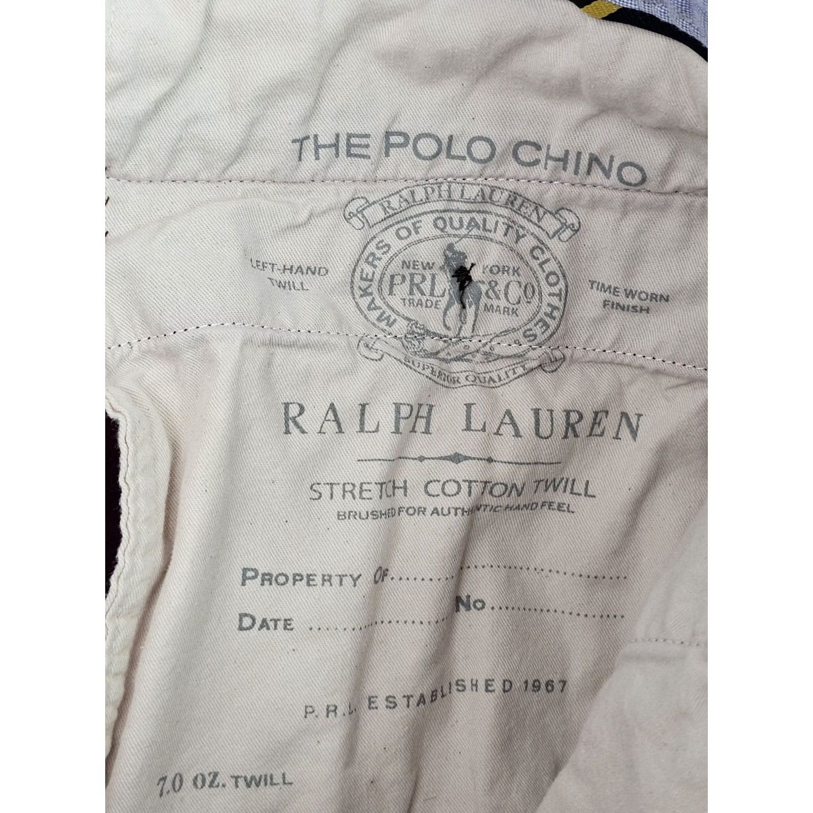 Polo Ralph Lauren VINTAGE Polo Ralph Lauren Chino Stretch Straight Pants Men 34x32 Wine Size US S / EU 44-46 / 1 - 7 Thumbnail