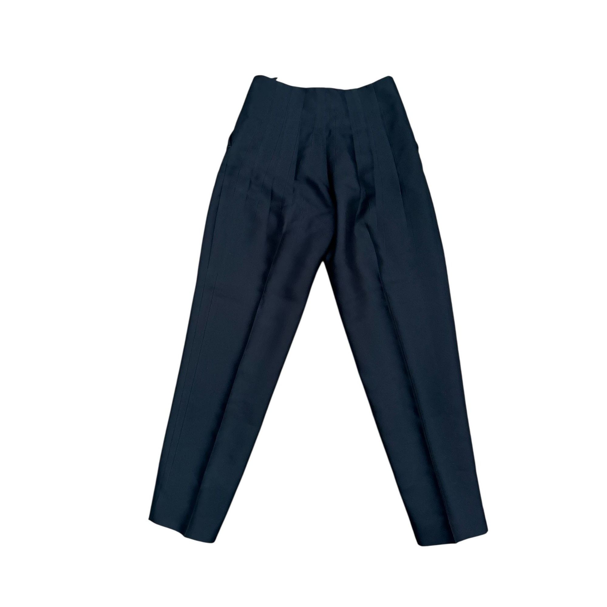 Celine Phoebe Philo Black High Waist pants Size 26" / US 2 / IT 38 - 3 Thumbnail