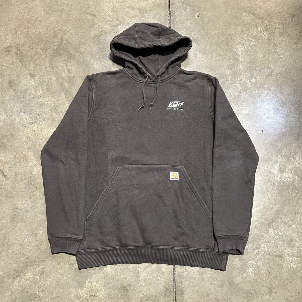 Carhartt Vintage Carhartt Hoodie Sweatshirt Brown Faded Workwear Y2K Size US M / EU 48-50 / 2 - 3 Thumbnail
