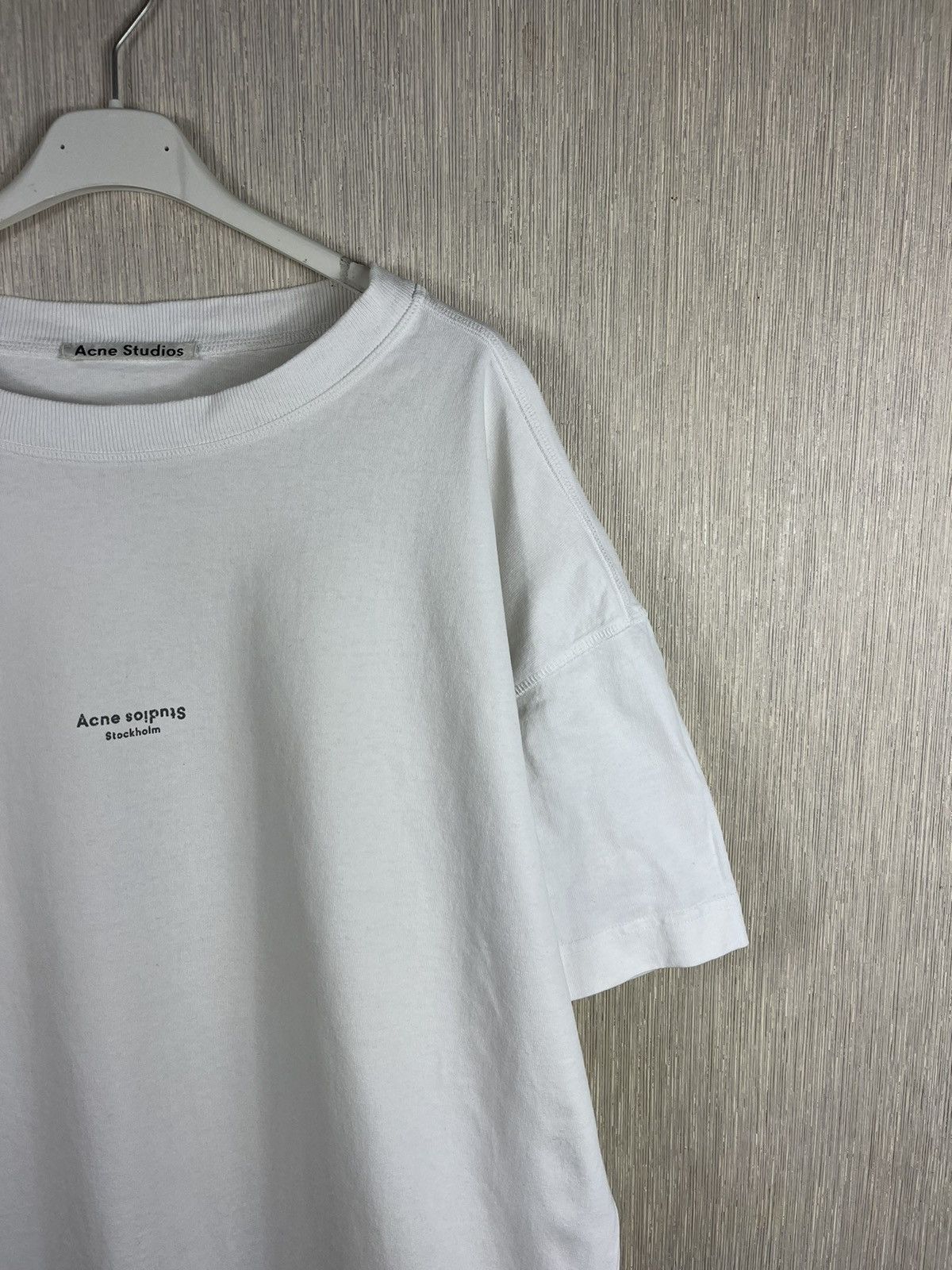Acne Studios Acne Studios Stockholm oversized basic logo tee t-shirt Size US L / EU 52-54 / 3 - 3 Thumbnail