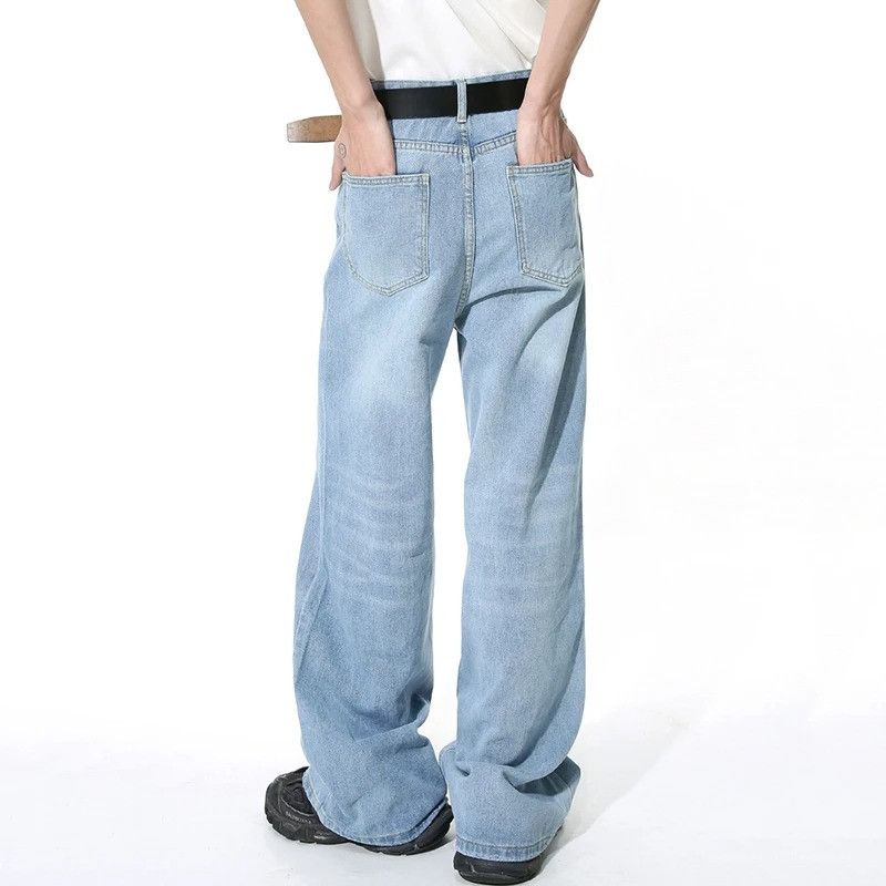 Jean Retro Wide Leg Streetwear Jeans Size US 32 / EU 48 - 2 Thumbnail