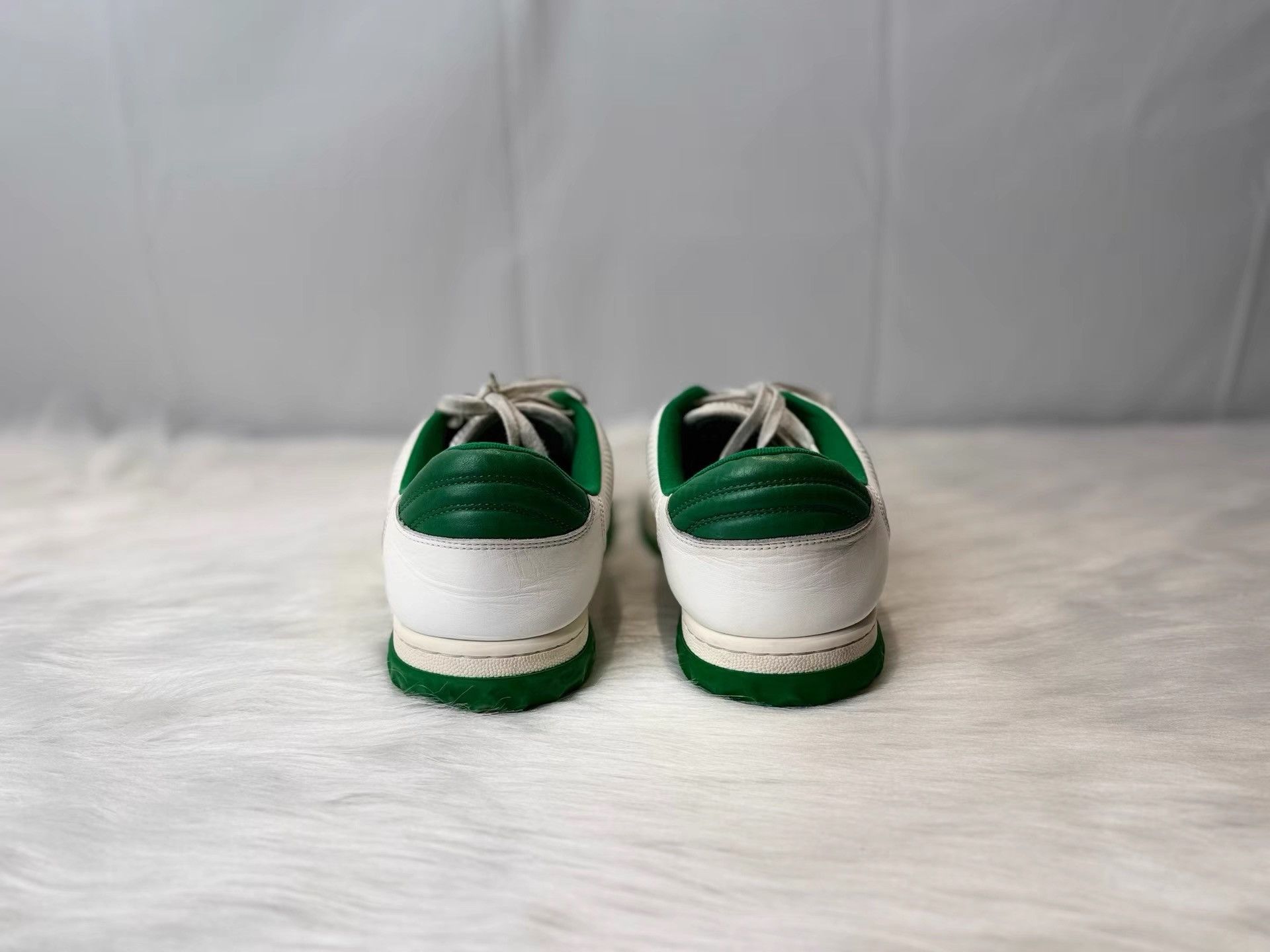 Gucci GUCCI MAC80 Low-Top White Green Worn-Effect Shoes K36 Size US 8 / EU 41 - 3 Thumbnail