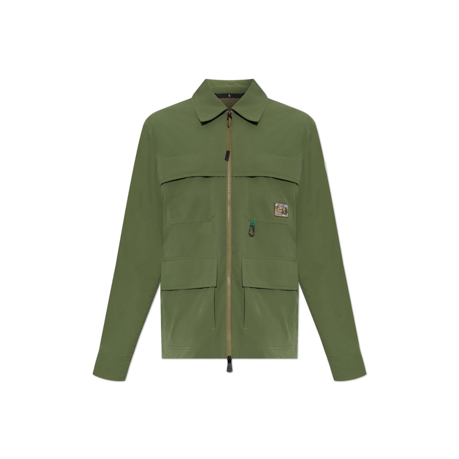 MONCLER GRENOBLE Men\'s Green Shirt Jacket New (Men\'s size:M;
