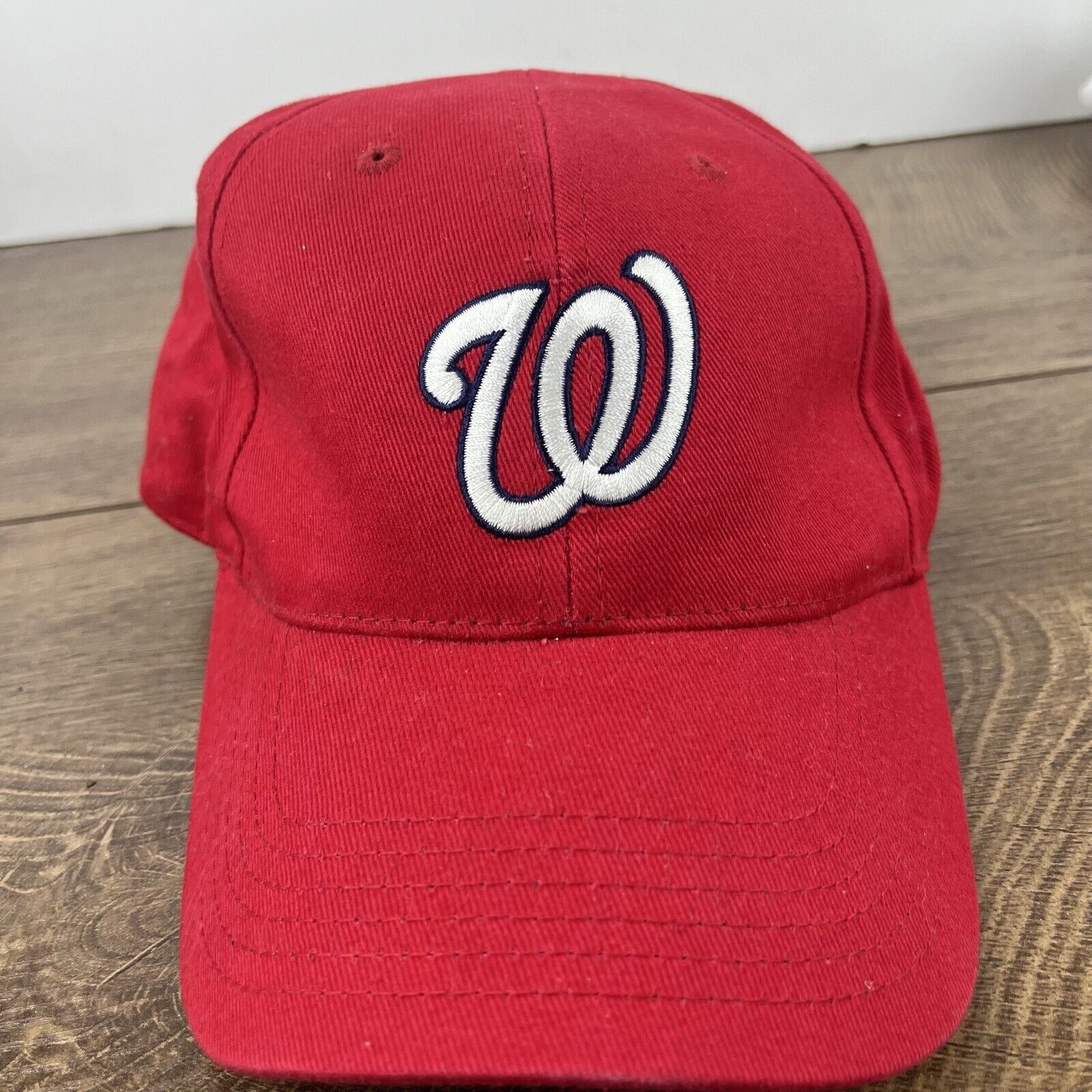 Other Washington Nationals Red Hat MLB Nats Adjustable Hat Red Hat Size ONE SIZE - 5 Thumbnail