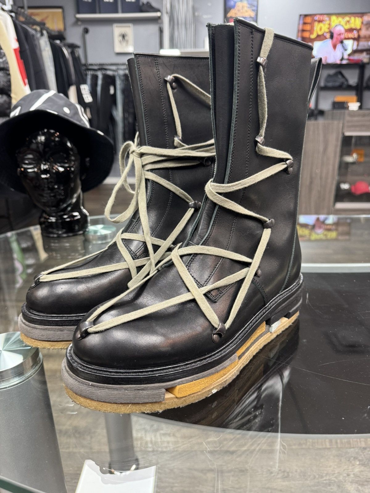 Rick Owens GLITTER LEGO CREEPER BOOT Size US 9 / EU 42 - 10 Thumbnail