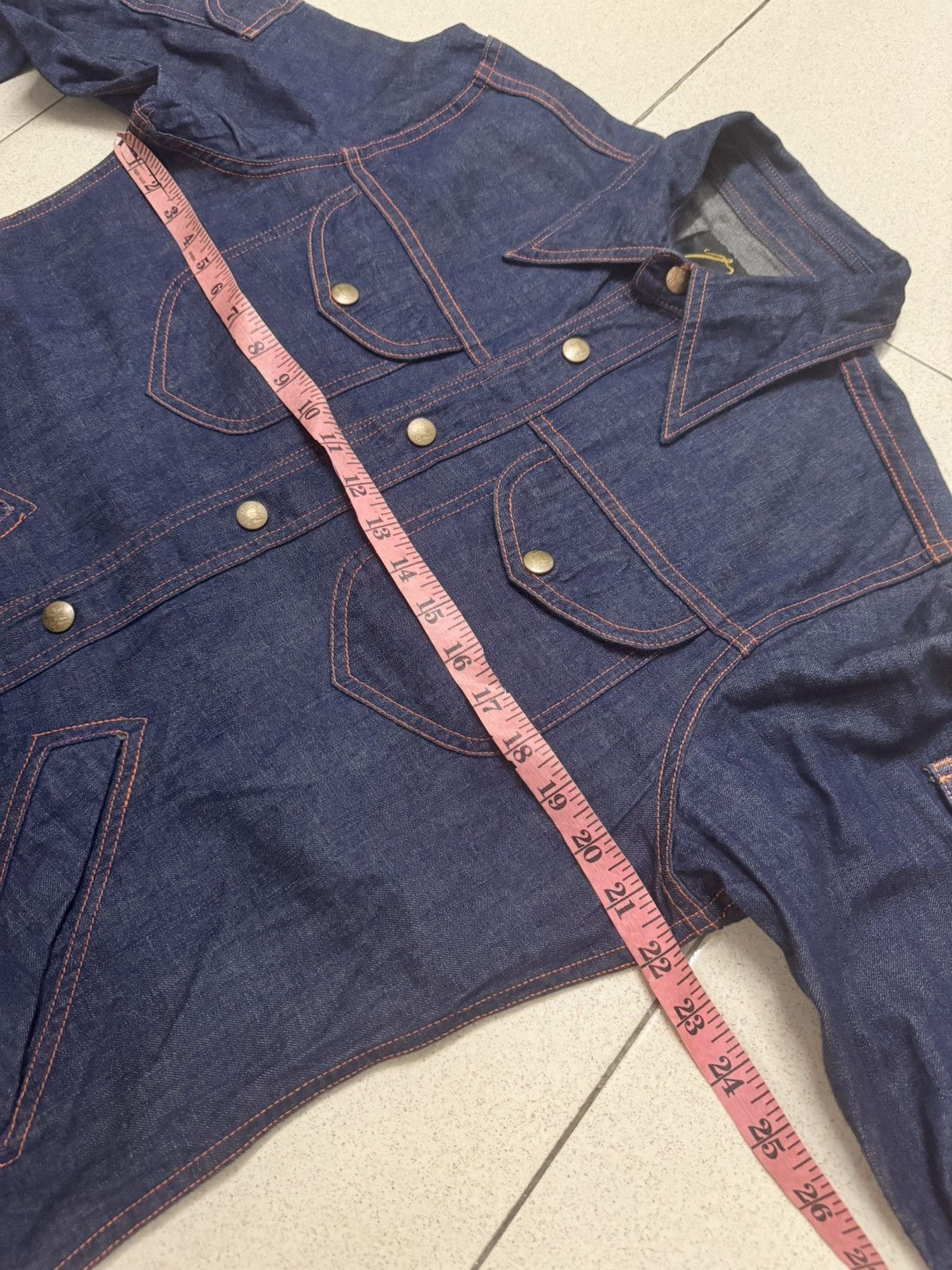 Needles NEEDLES BY NEPENTHES DENIM BUTTON UP SHIRT Size US M / EU 48-50 / 2 - 4 Thumbnail