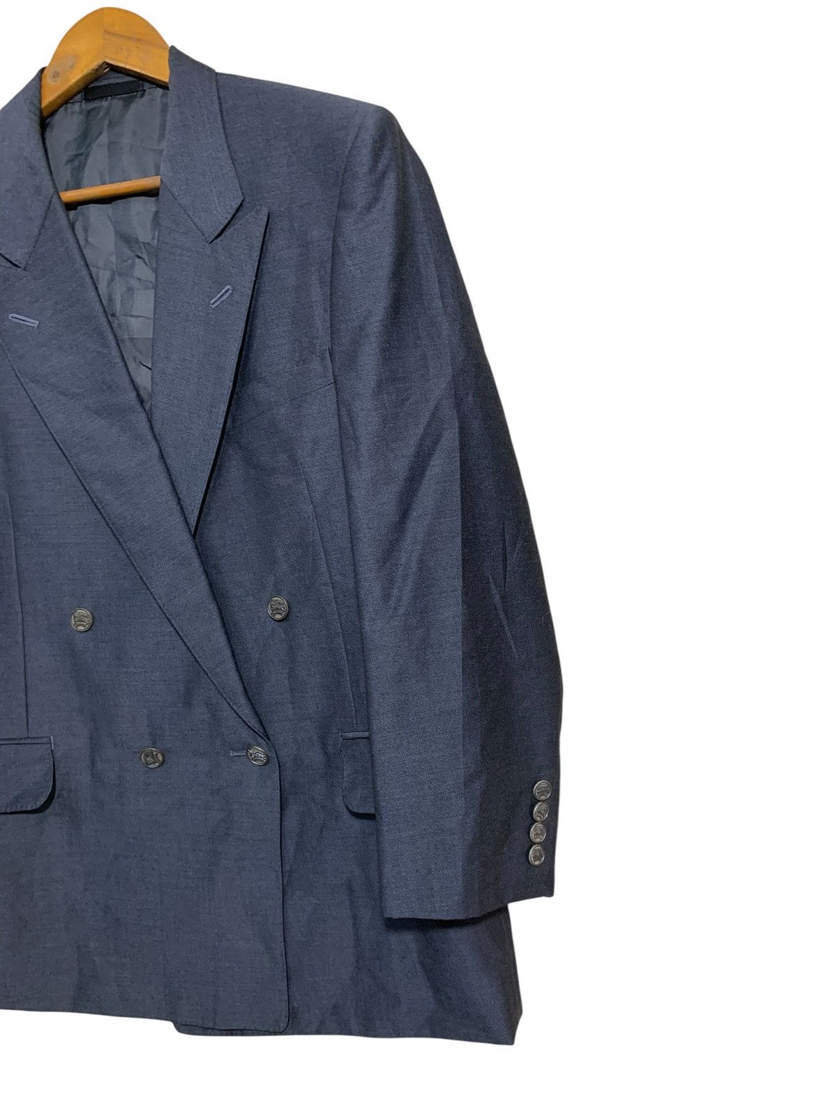 Burberry 🔥VTG BURBERRY WOOL/MOHAIR DOUBLE BREAST COAT Size US M / EU 48-50 / 2 - 3 Thumbnail