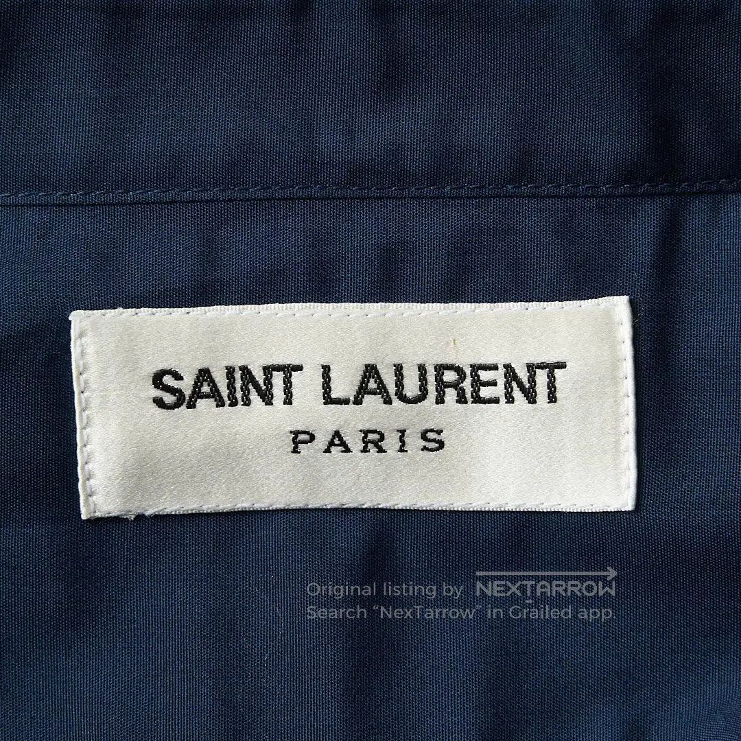 Saint Laurent Paris Saint Laurent Men's Dark Blue Minimalist Shirt. Size US M / EU 48-50 / 2 - 7 Thumbnail