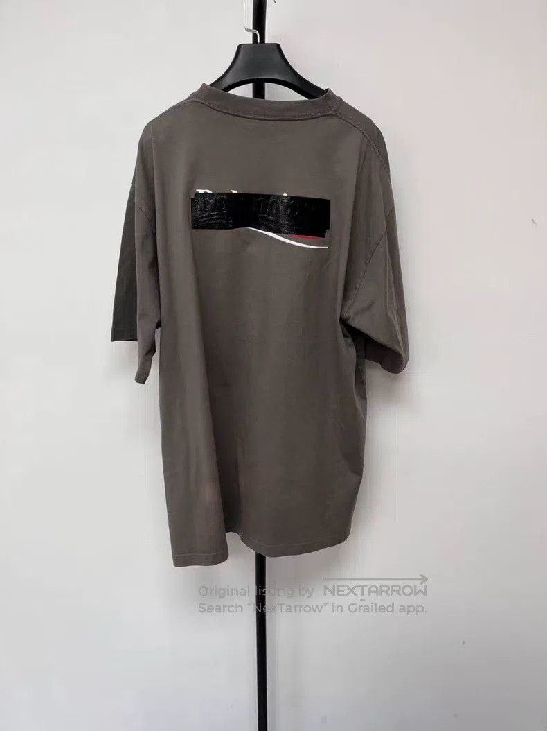 Balenciaga Balenciaga Logo Letter Print Crew Neck Short Sleeve T-Shir Size US XL / EU 56 / 4 - 2 Thumbnail