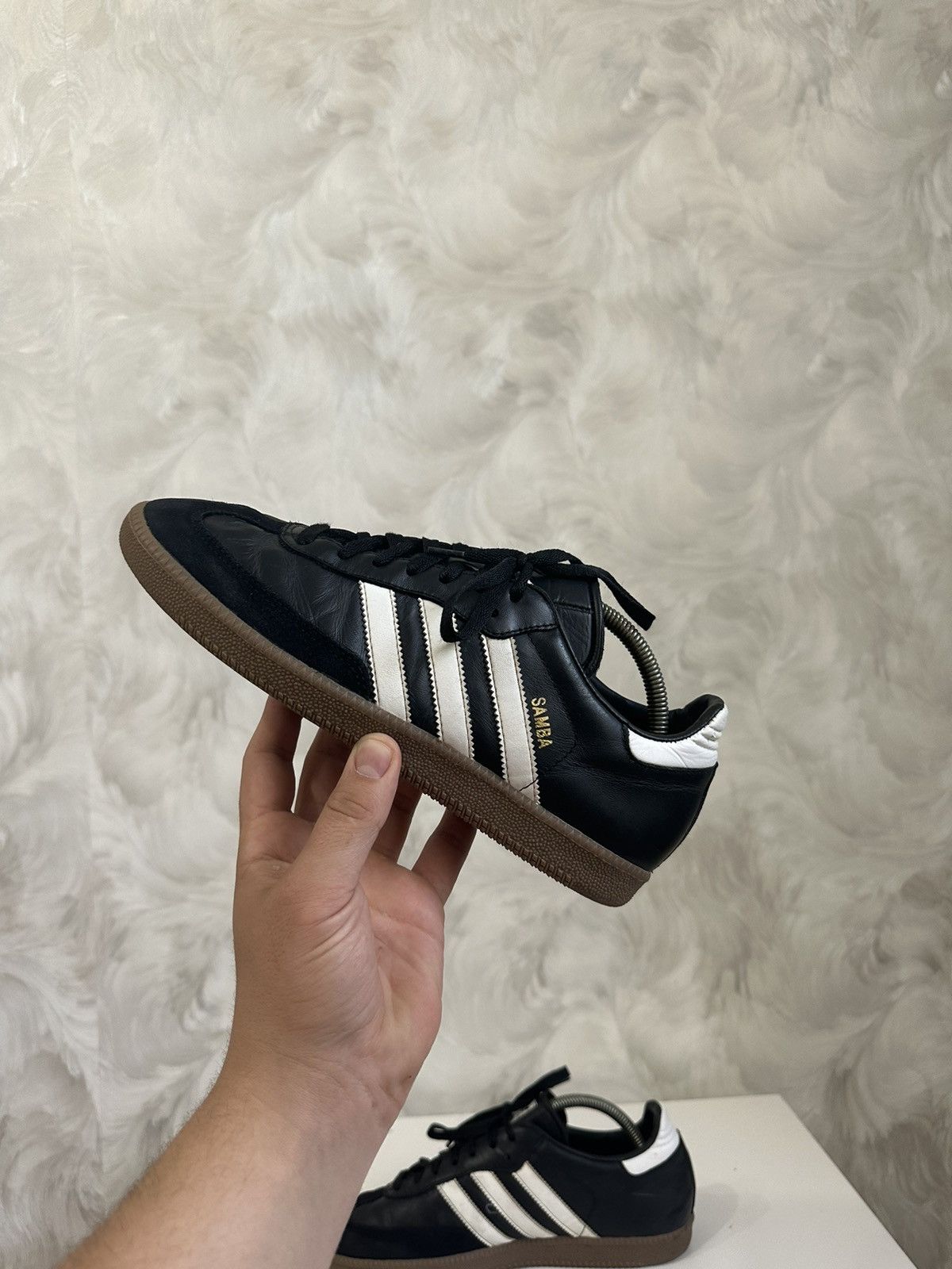 Pre-owned Adidas X Vintage Men's Sneakers Adidas Samba In Black