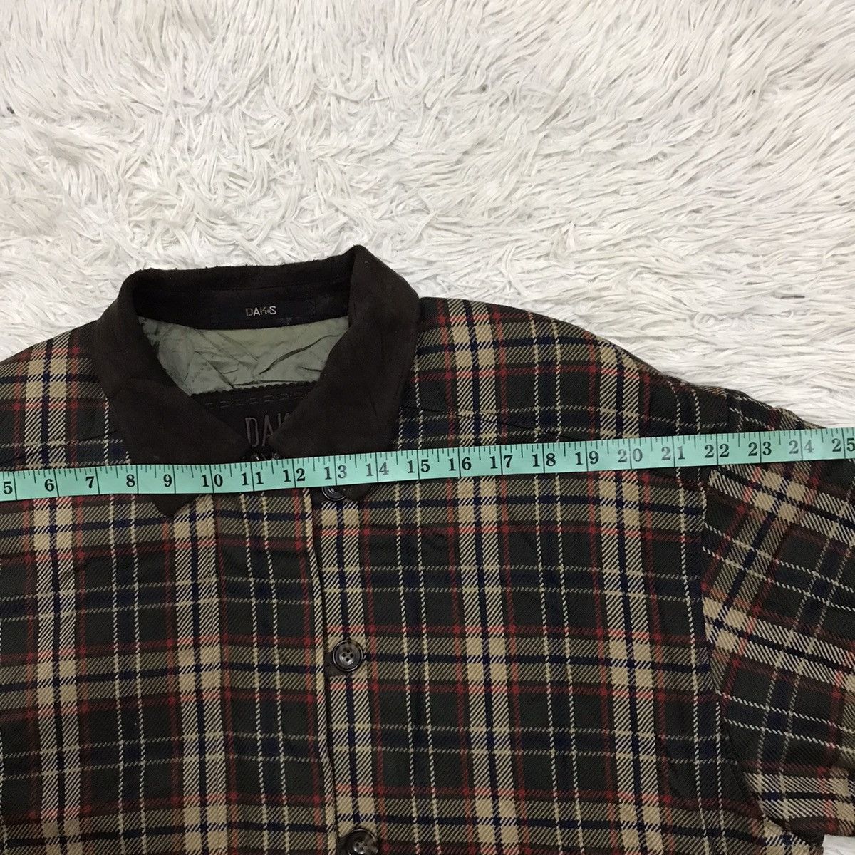 DAKS Vintage Daks London Plaid Flanel Jacket Size US L / EU 52-54 / 3 - 9 Thumbnail