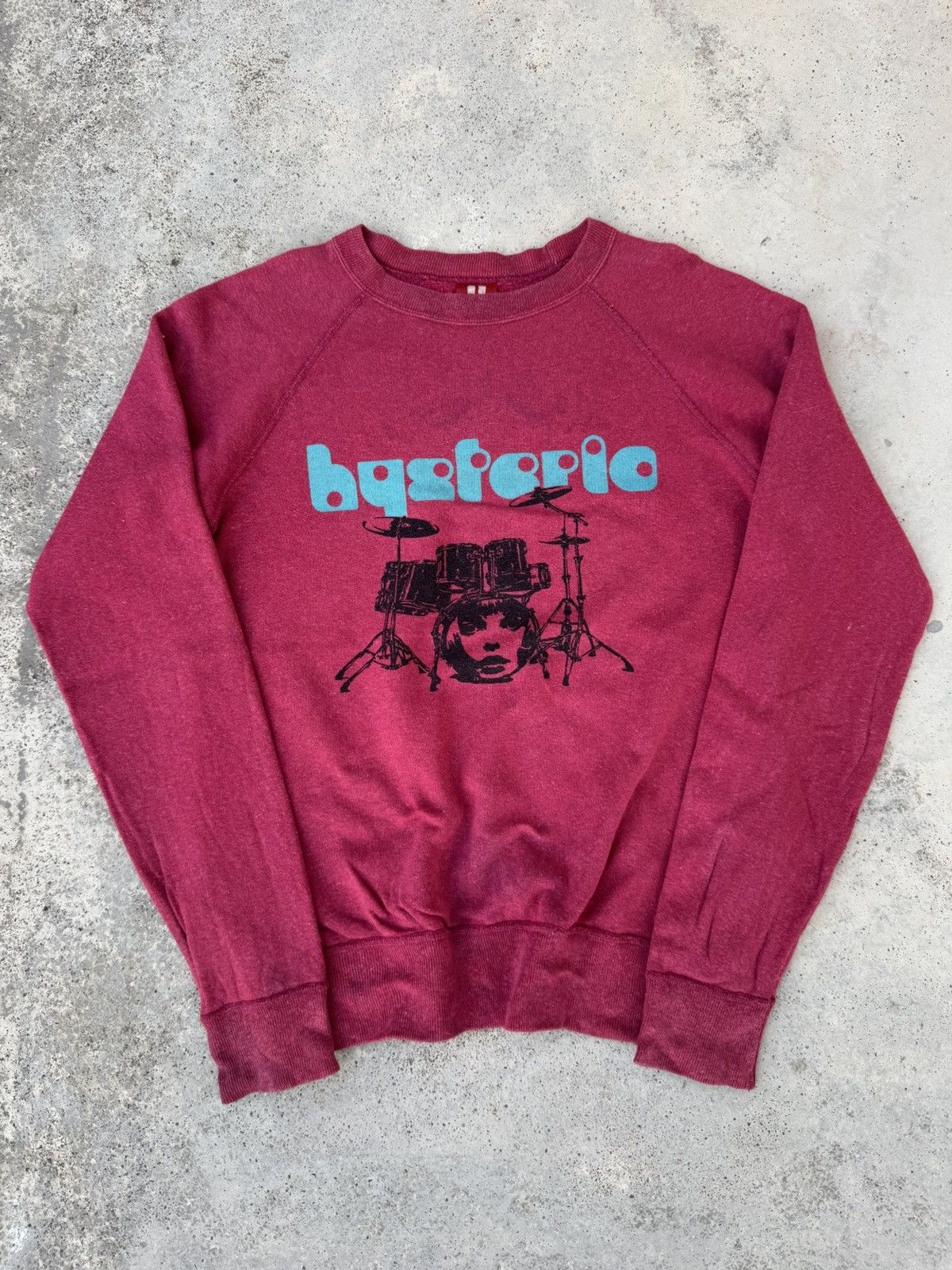 Hysteric Glamour × Vintage Vintage Red Tags Hysteric Glamour Drummer Girl Sweatshirt Size US M / EU 48-50 / 2 - 1 Thumbnail