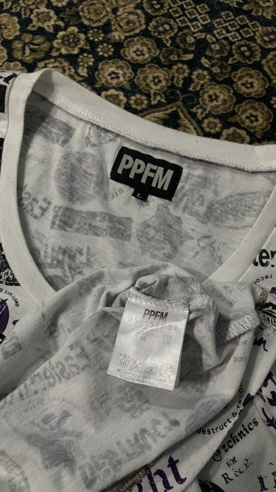 PPFM Vintage Rare 90s PPFM Size US M / EU 48-50 / 2 - 3 Thumbnail
