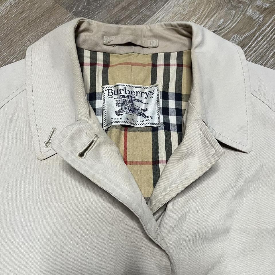 Burberry × Designer × Vintage 90s burberry trench coat Size US M / EU 48-50 / 2 - 3 Thumbnail