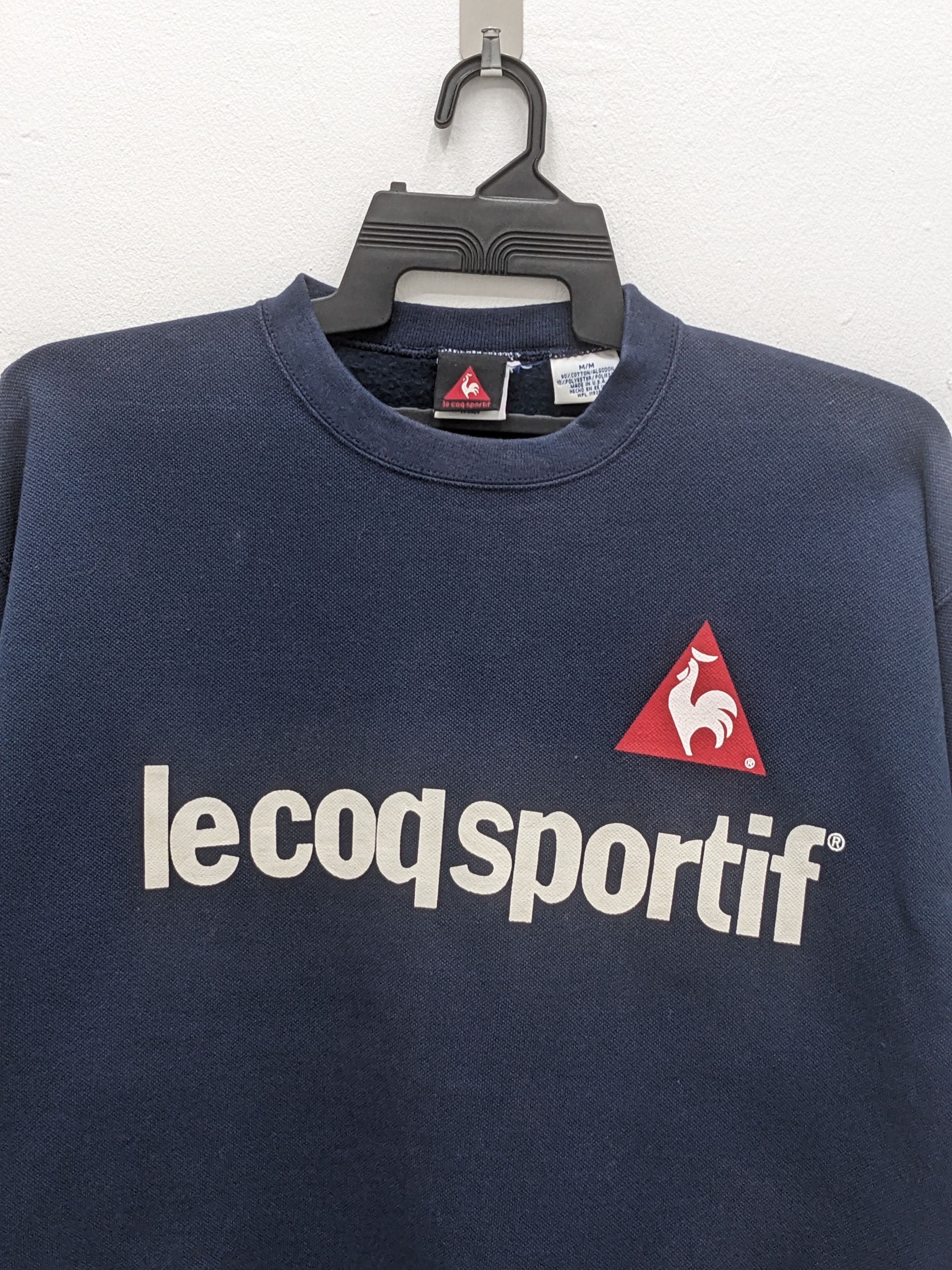 Le Coq Sportif Vintage 80s Le Coq Sportif Made In Usa Sweatshirt Size US M / EU 48-50 / 2 - 3 Thumbnail