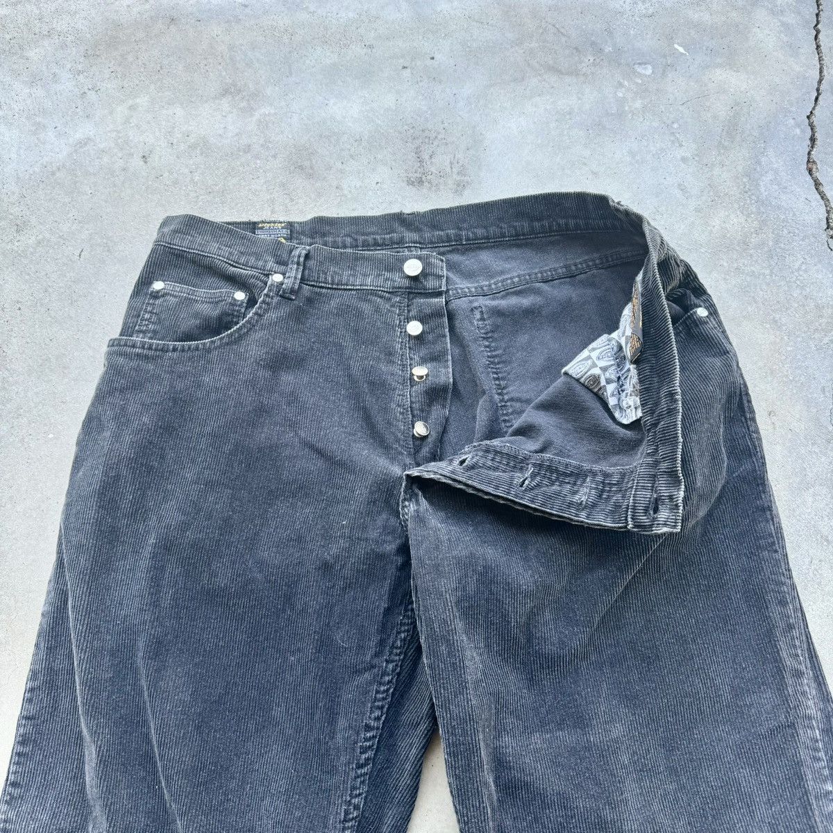 Dickies × Vintage VINTAGE DARK GREY CORDUROY DICKIES Size US 36 / EU 52 - 4 Thumbnail