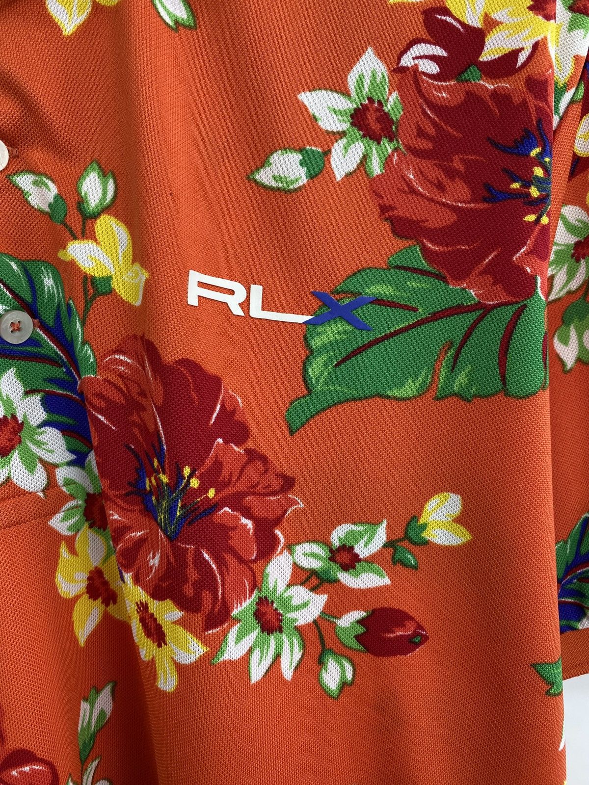 RLX Ralph Lauren 🇺🇸 Polo Ralph Lauren RLX eXtreme Hawaiian Polo T-Shirt Y2K Size US XL / EU 56 / 4 - 5 Thumbnail