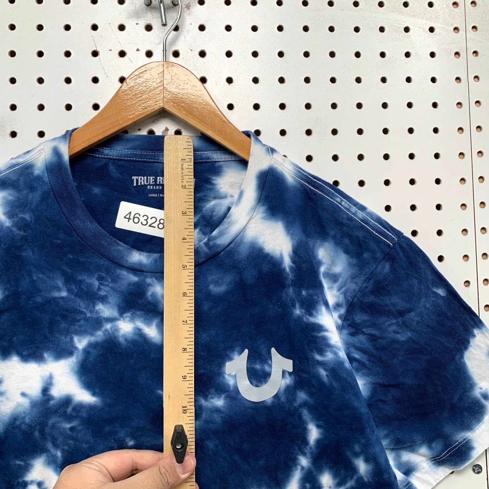 True Religion VINTAGE? (No) True Religion Shirt Mens Large Blue Tie Dye Hip Hop Logo Graphic Print T-Shirt Short Sleeve Crew Neck Cotton 2020-2029 Size US M / EU 48-50 / 2 - 7 Thumbnail