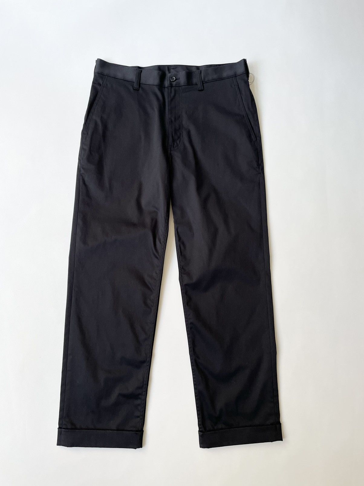 Comme des Garcons S/S 12 Black Satin/Cotton Pants Size US 32 / EU 48 - 2 Thumbnail