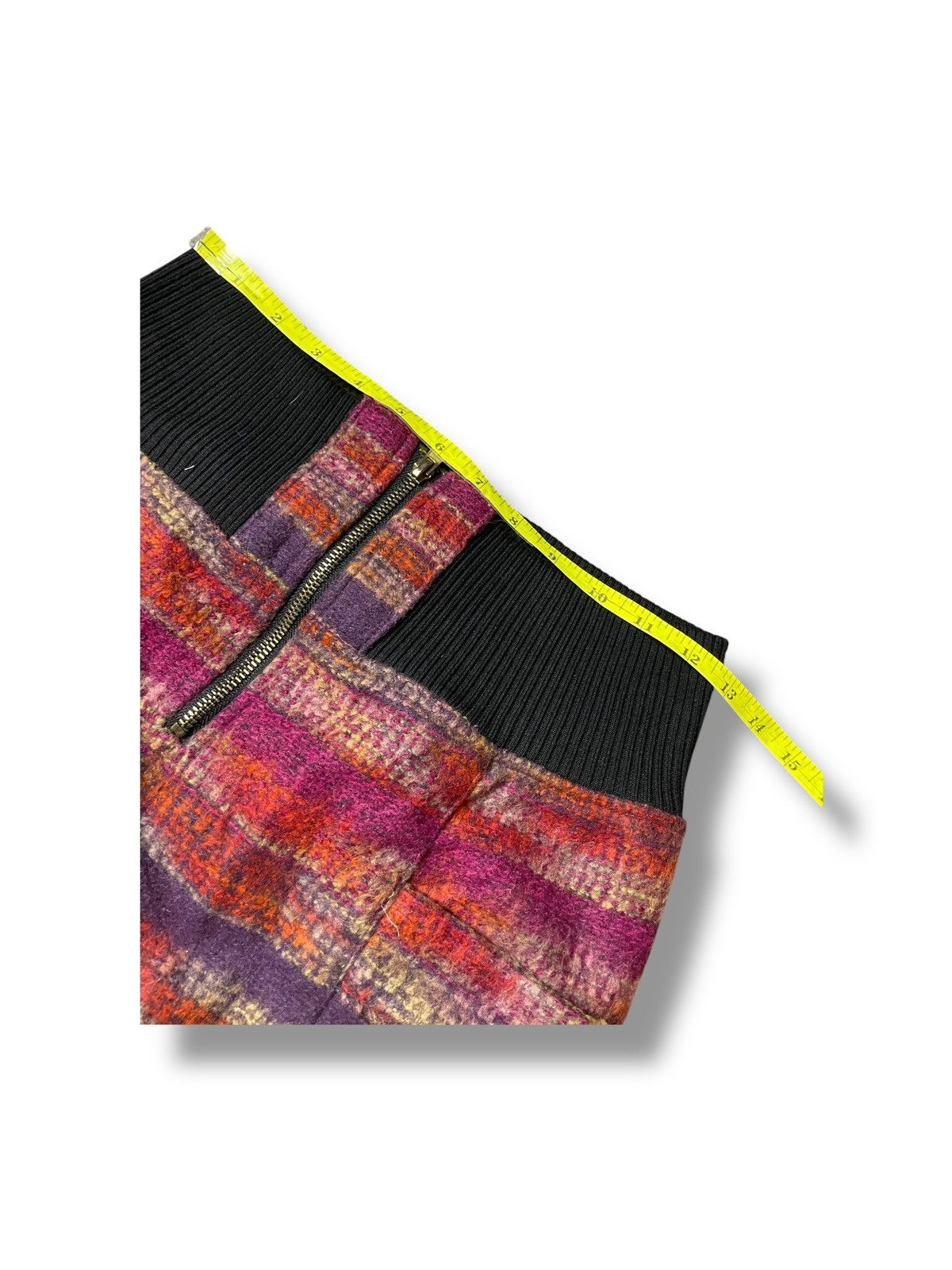 Japanese Brand × Vintage URBAN NOW Wool Blend Mini Skirt (93) Size 25" / US 0 / IT 36 - 5 Thumbnail