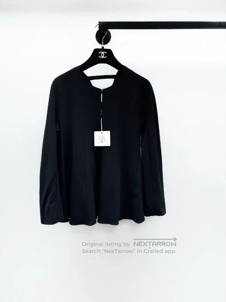 Hermes Hermes Double-layer wool and silk top Size XS / US 0-2 / IT 36-38 - 1 Thumbnail