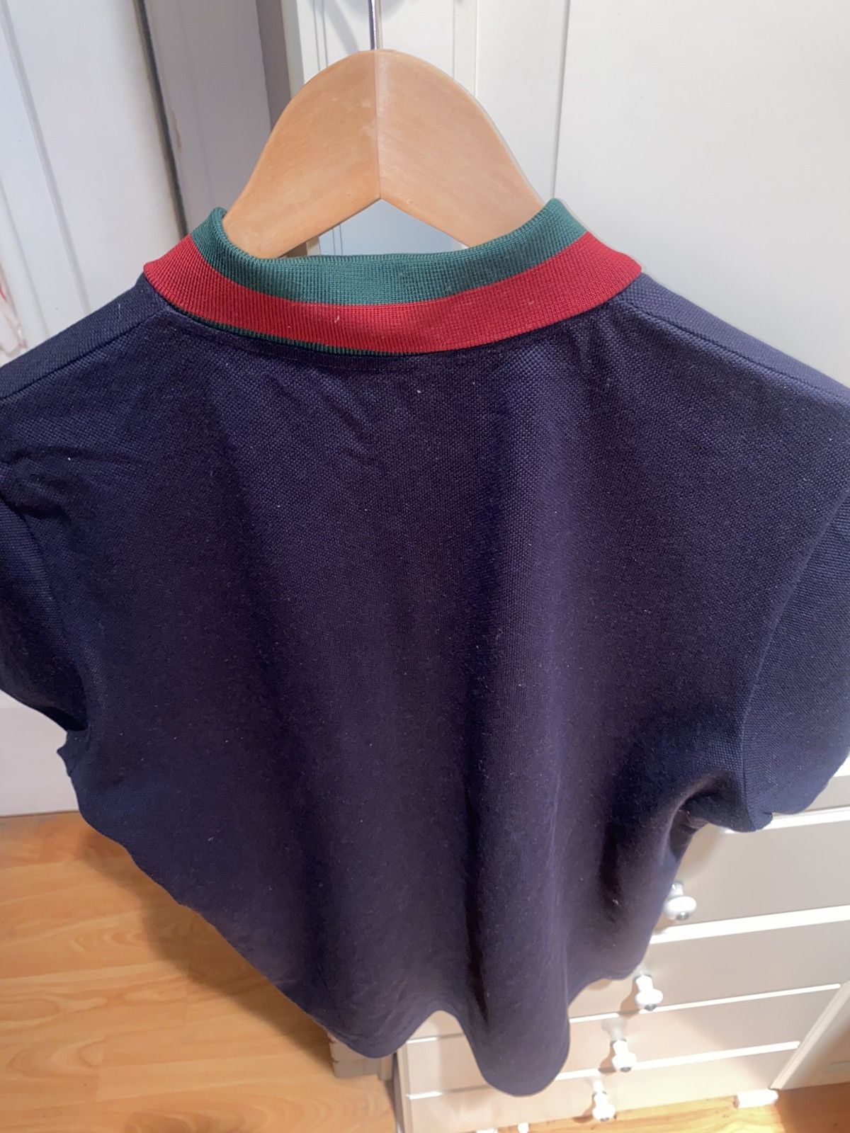 Gucci Gucci web collar polo Size US M / EU 48-50 / 2 - 2 Thumbnail