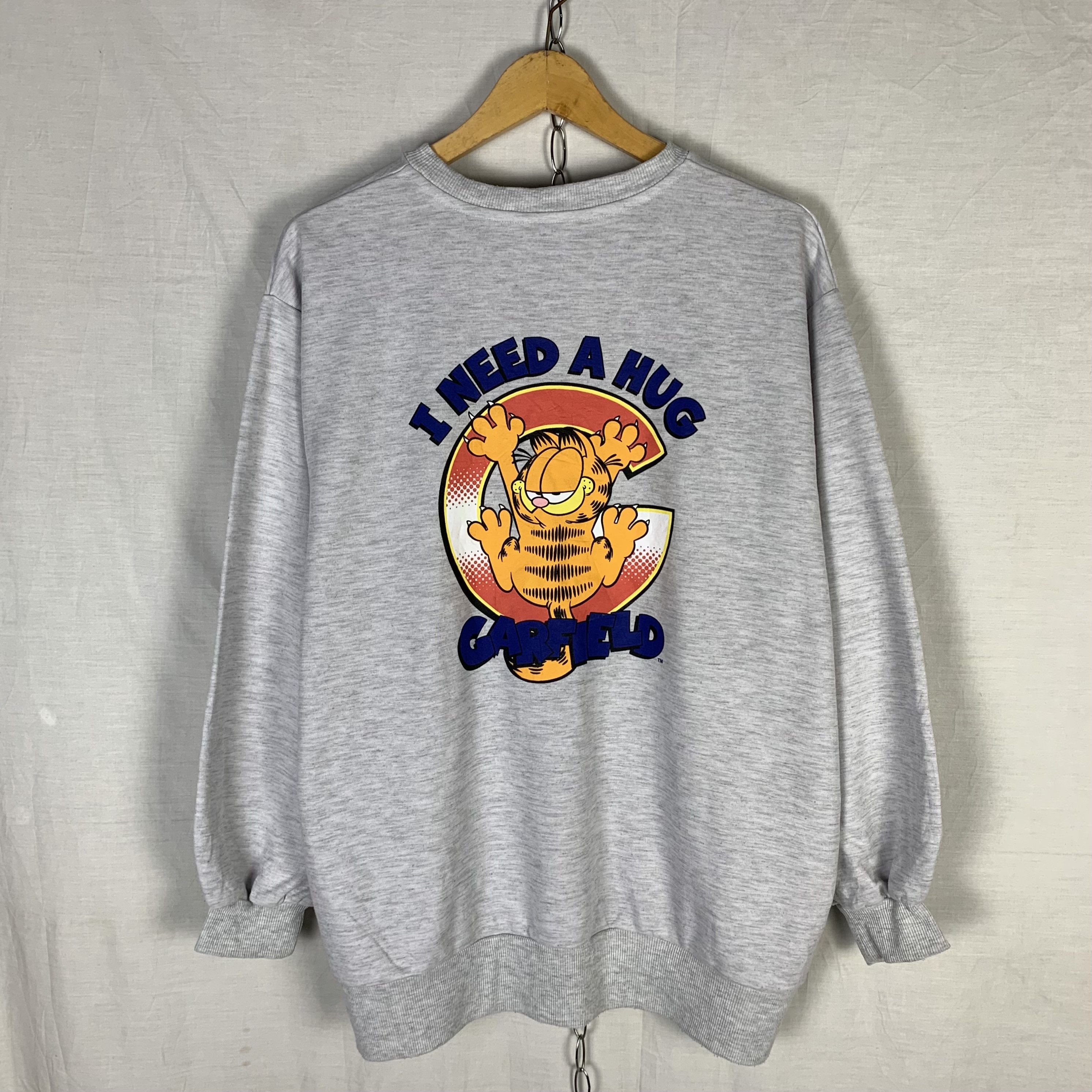 Warner Bros Garfield Sweatshirt Crewneck Size US L / EU 52-54 / 3 - 1 Thumbnail