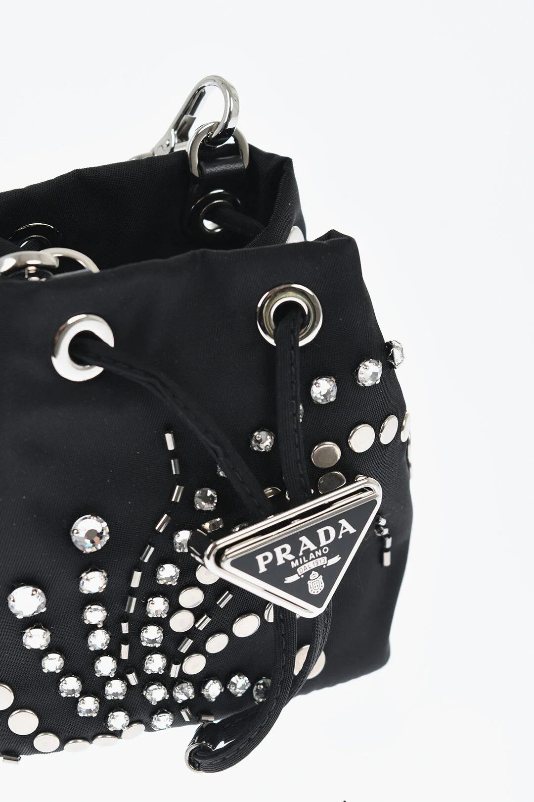 Prada og1mm0426 Size: OS / Nylon Pouch in Black Size ONE SIZE - 4 Thumbnail
