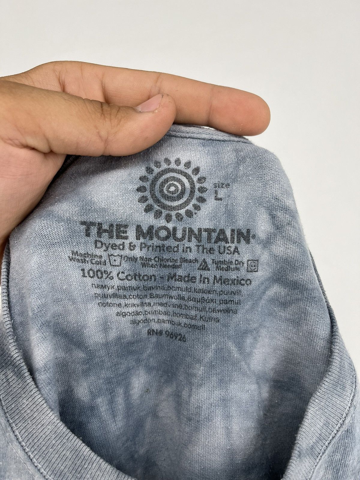 The Mountain × Vintage Vintage Y2K The Mountain Wolf Face Size S T-Shirt Size US L / EU 52-54 / 3 - 8 Thumbnail
