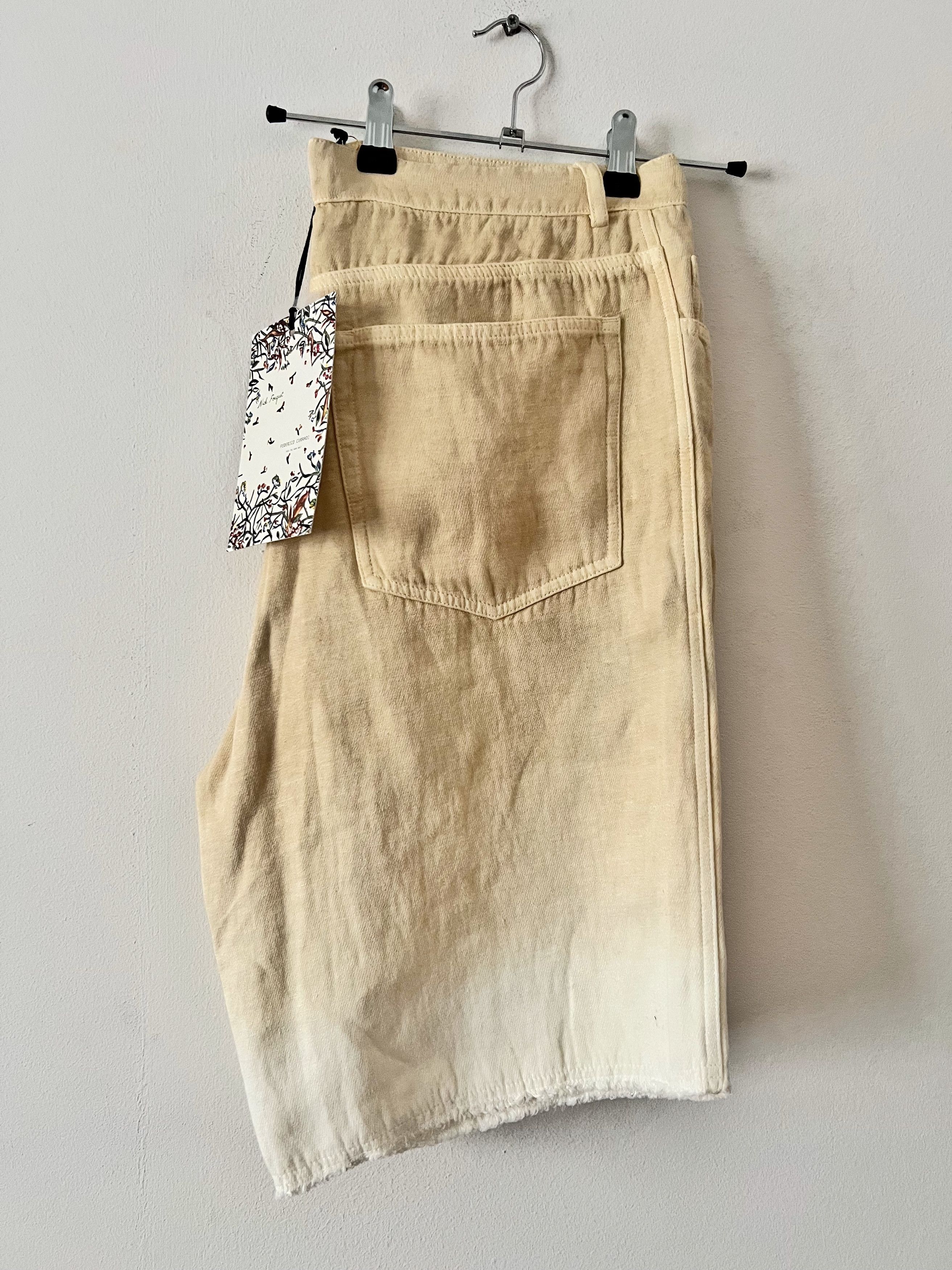 Federico Curradi Bermuda Linen Degradè Size US 34 / EU 50 - 7 Thumbnail