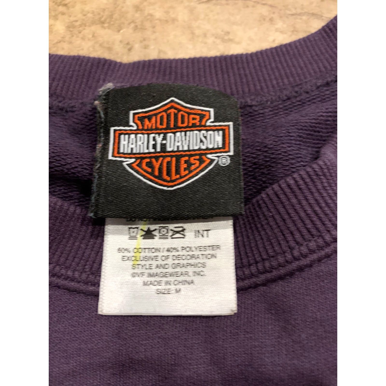 Harley Davidson Purple Sweatshirt Harley Davidson’s Size Medium Size M / US 6-8 / IT 42-44 - 3 Thumbnail