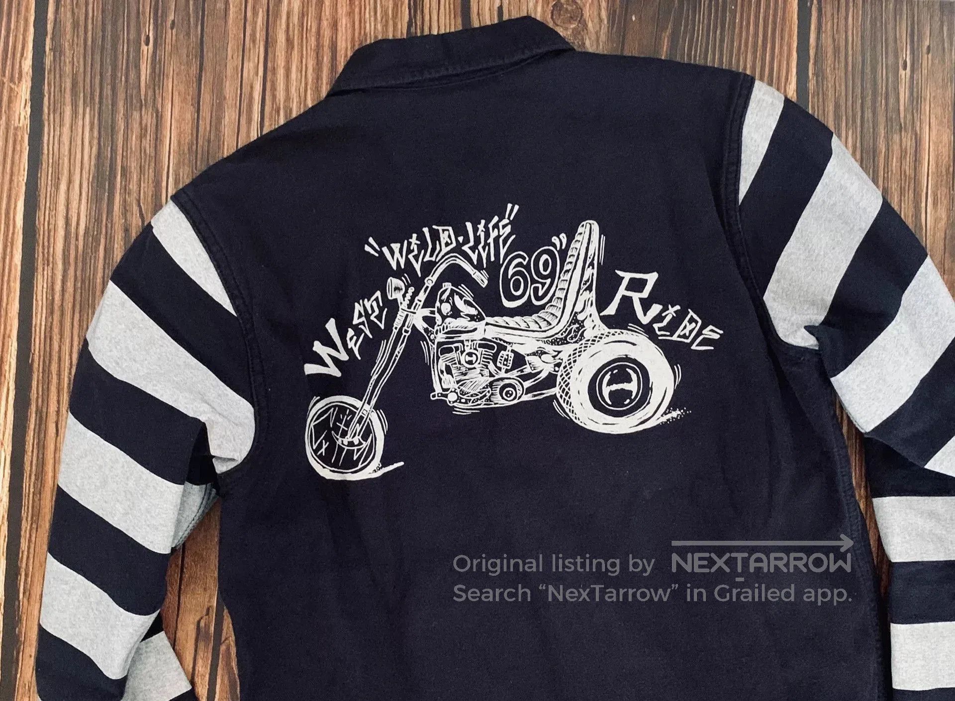 WEST RIDE Westride Prison Style Motorcycle Shirt. Size US M / EU 48-50 / 2 - 3 Thumbnail