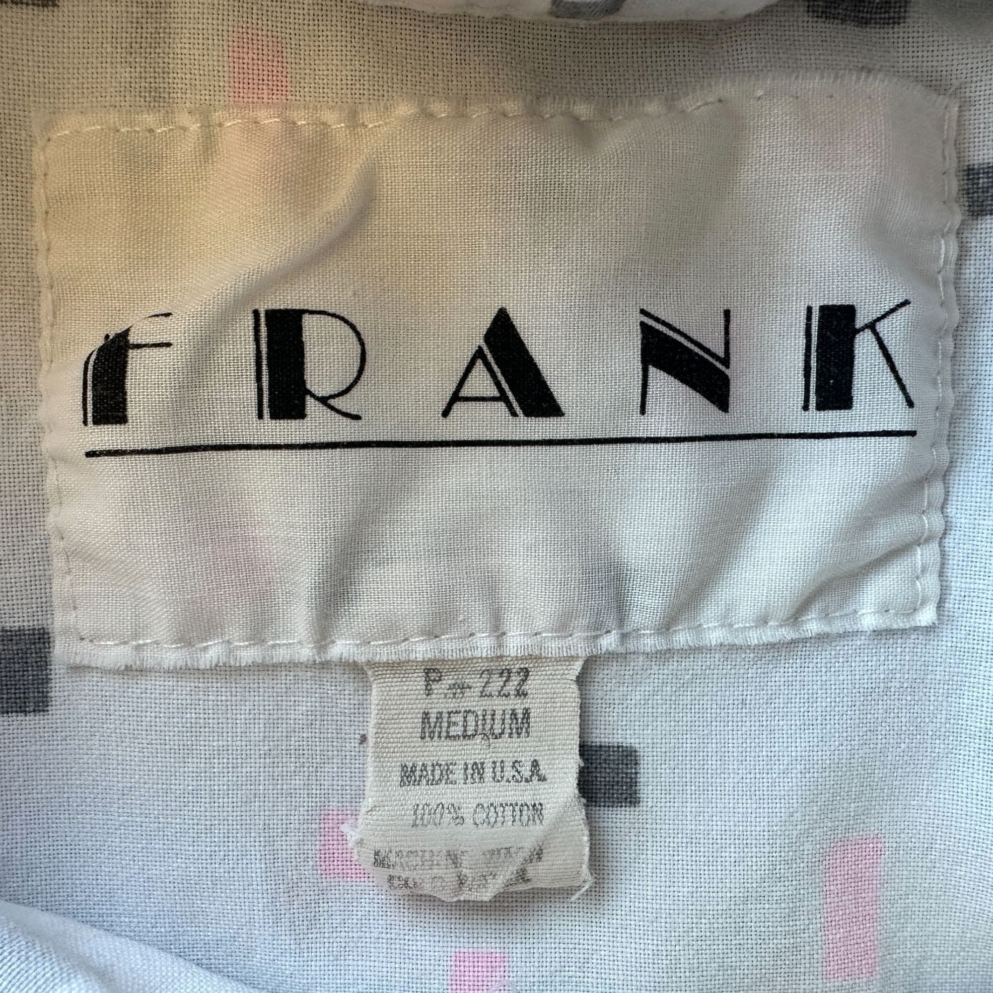 Other Vintage Frank Mens Medium Shirt Short Sleeve Collared Button Size US M / EU 48-50 / 2 - 8 Thumbnail