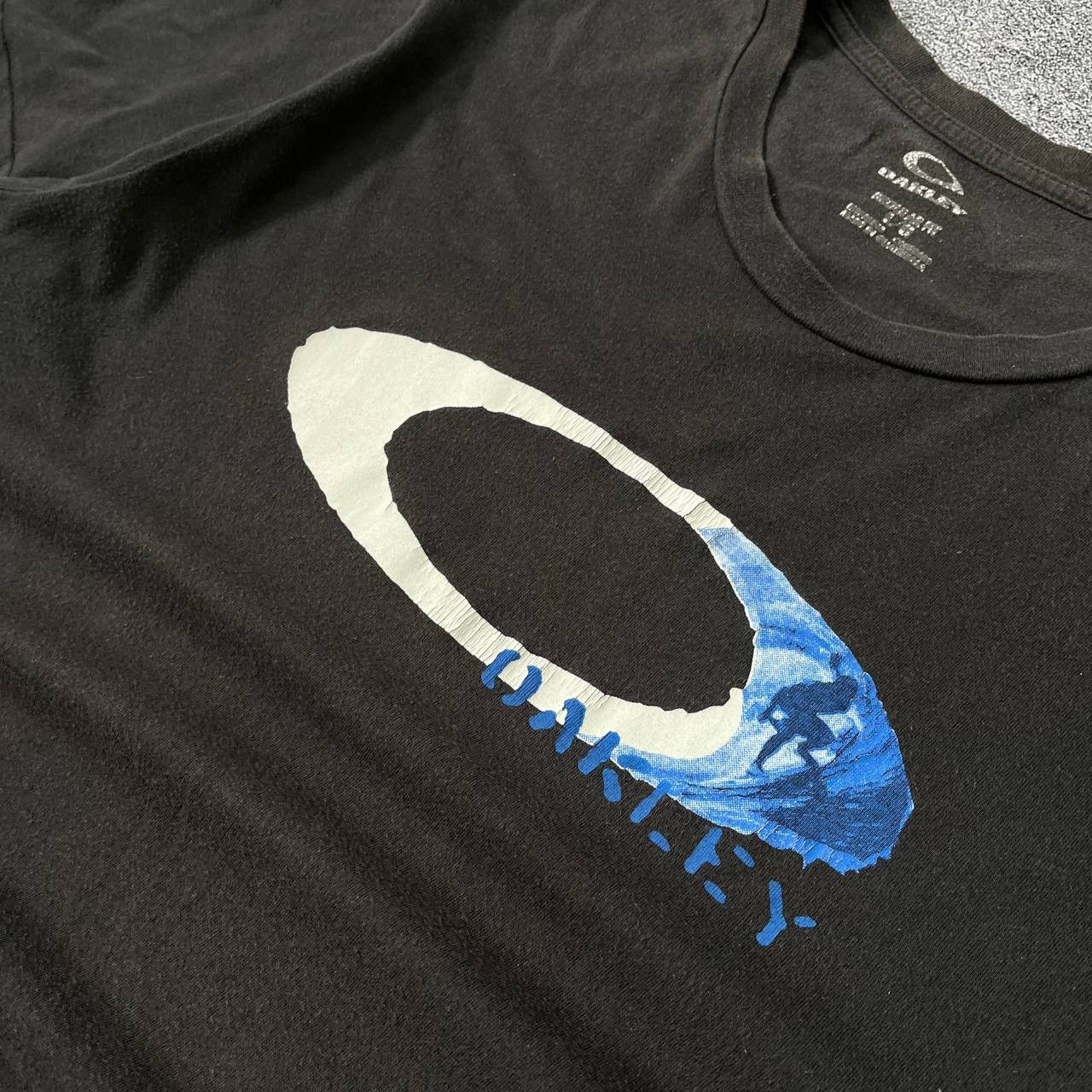 Oakley Vintage Black Oakley Big Logo Gorpcore T-Shirt Size US L / EU 52-54 / 3 - 5 Thumbnail