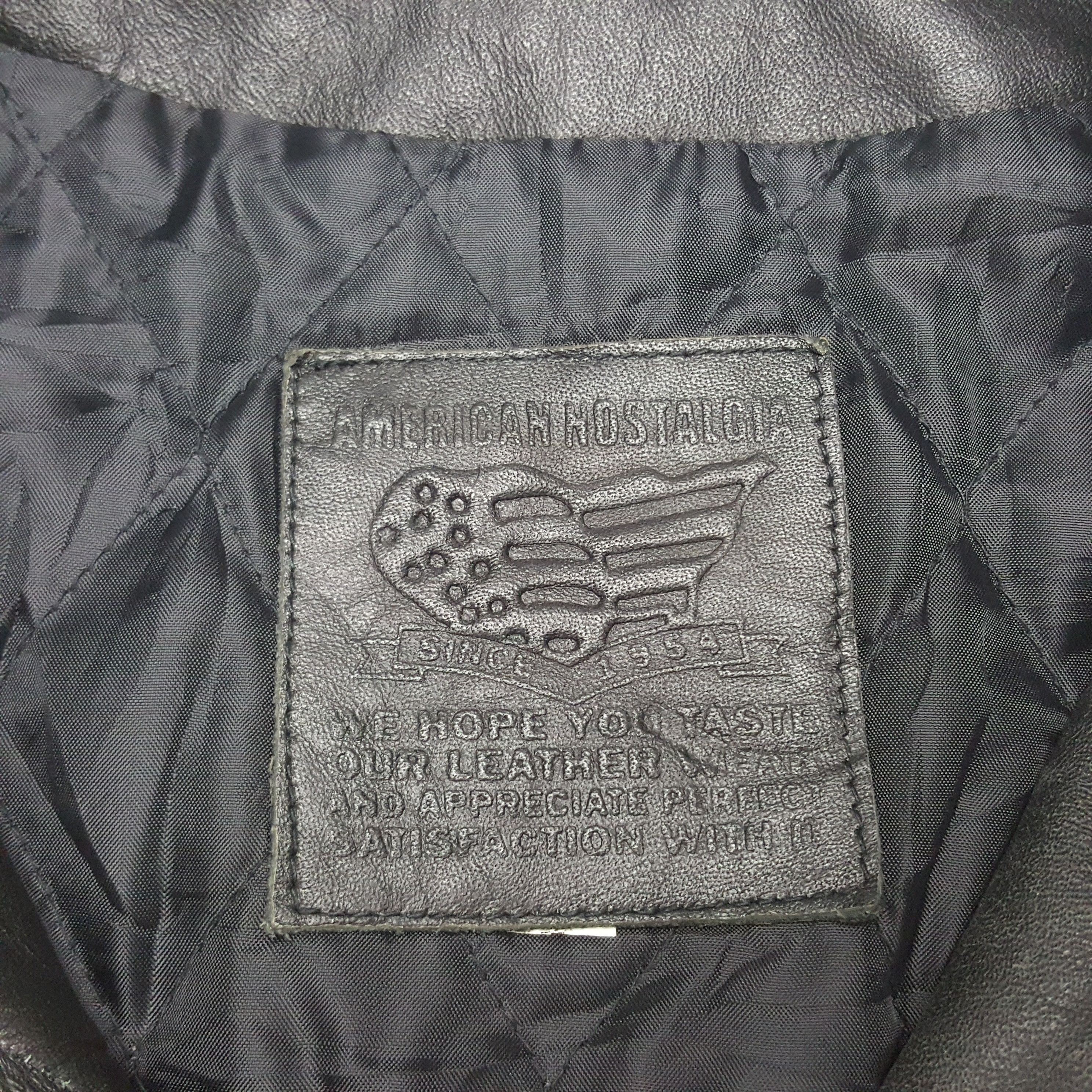 If Six Was Nine Vintage American Hostalgia Custom Skeleton Leather Jacket Size US L / EU 52-54 / 3 - 5 Thumbnail