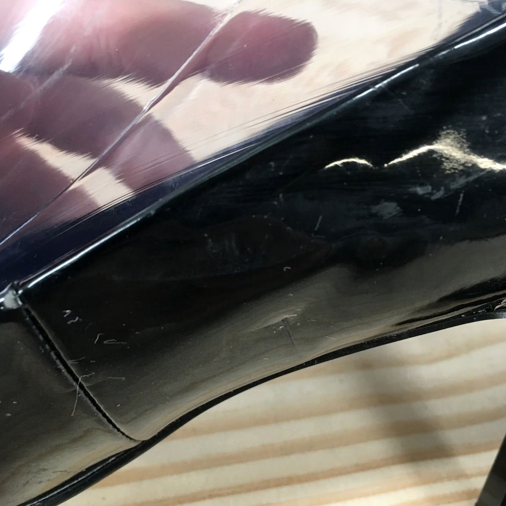 Vintage Bandolino Heels Womens 8.5 M Dress Pump Stiletto Black Patent Leather Closed Toe Size M / US 6-8 / IT 42-44 - 4 Thumbnail