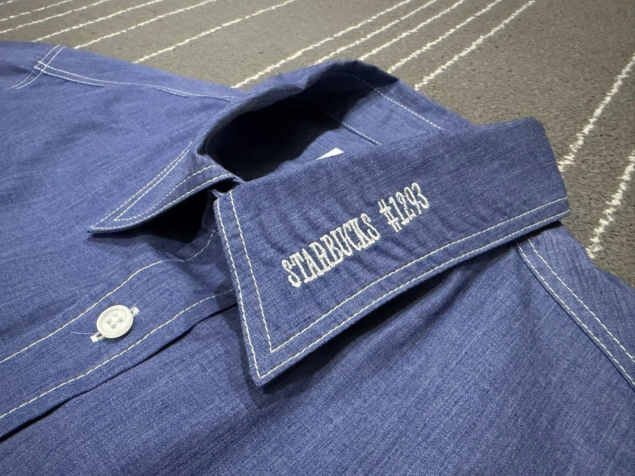 Haunted Starbucks Starbucks #1293 chambray unisex L 1598 Size US L / EU 52-54 / 3 - 10 Thumbnail