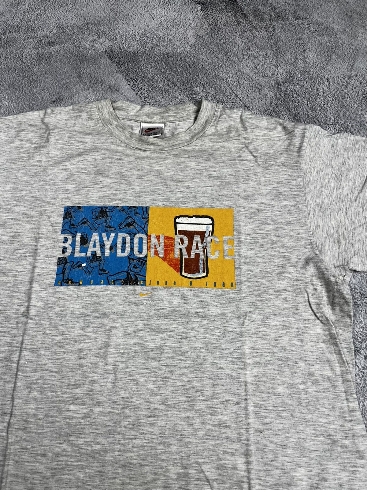 Nike Nike blaydon race t shirt vintage Size US L / EU 52-54 / 3 - 3 Thumbnail