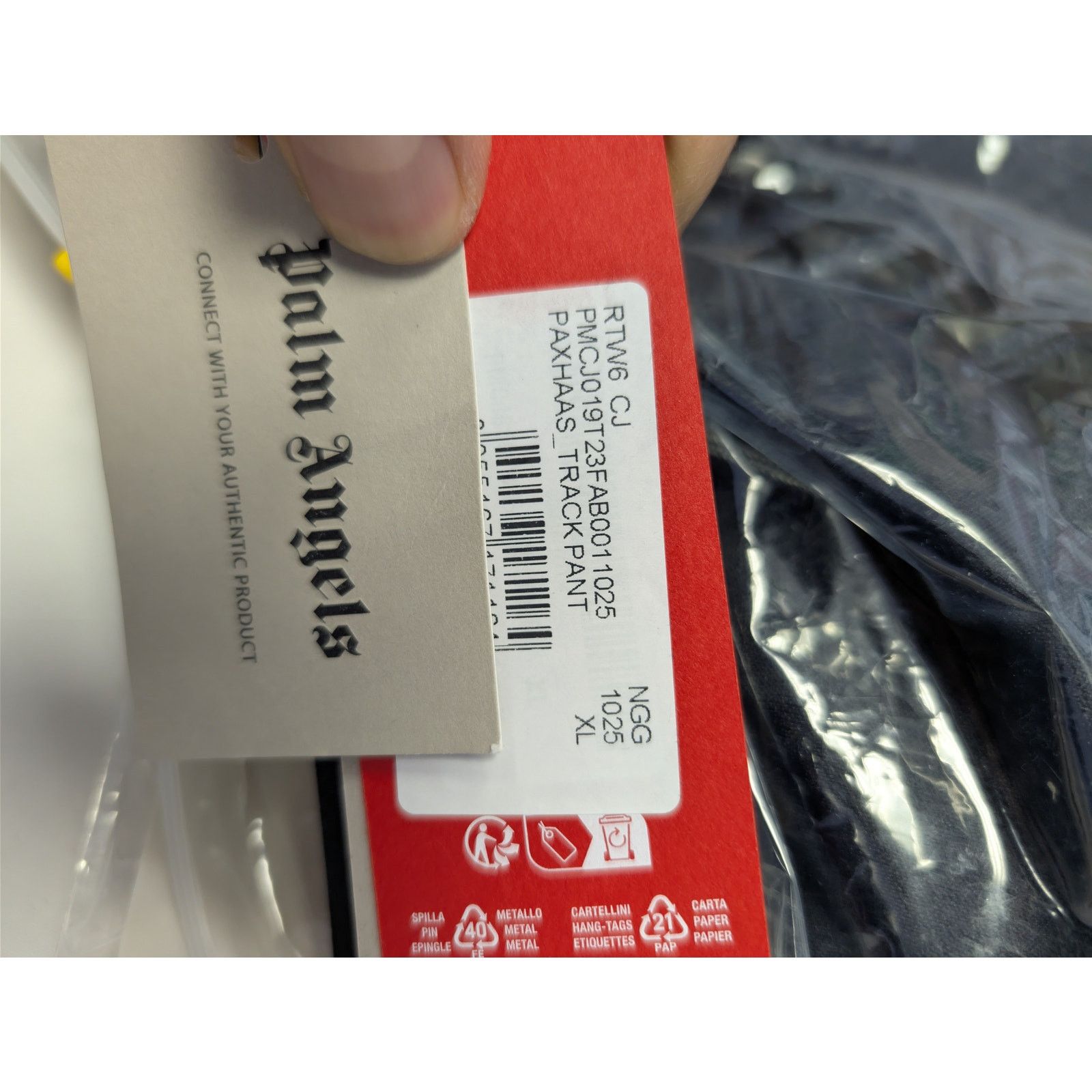 Palm Angels o1rshd1 Track Pant in Black / Red Size US 36 / EU 52 - 23 Thumbnail
